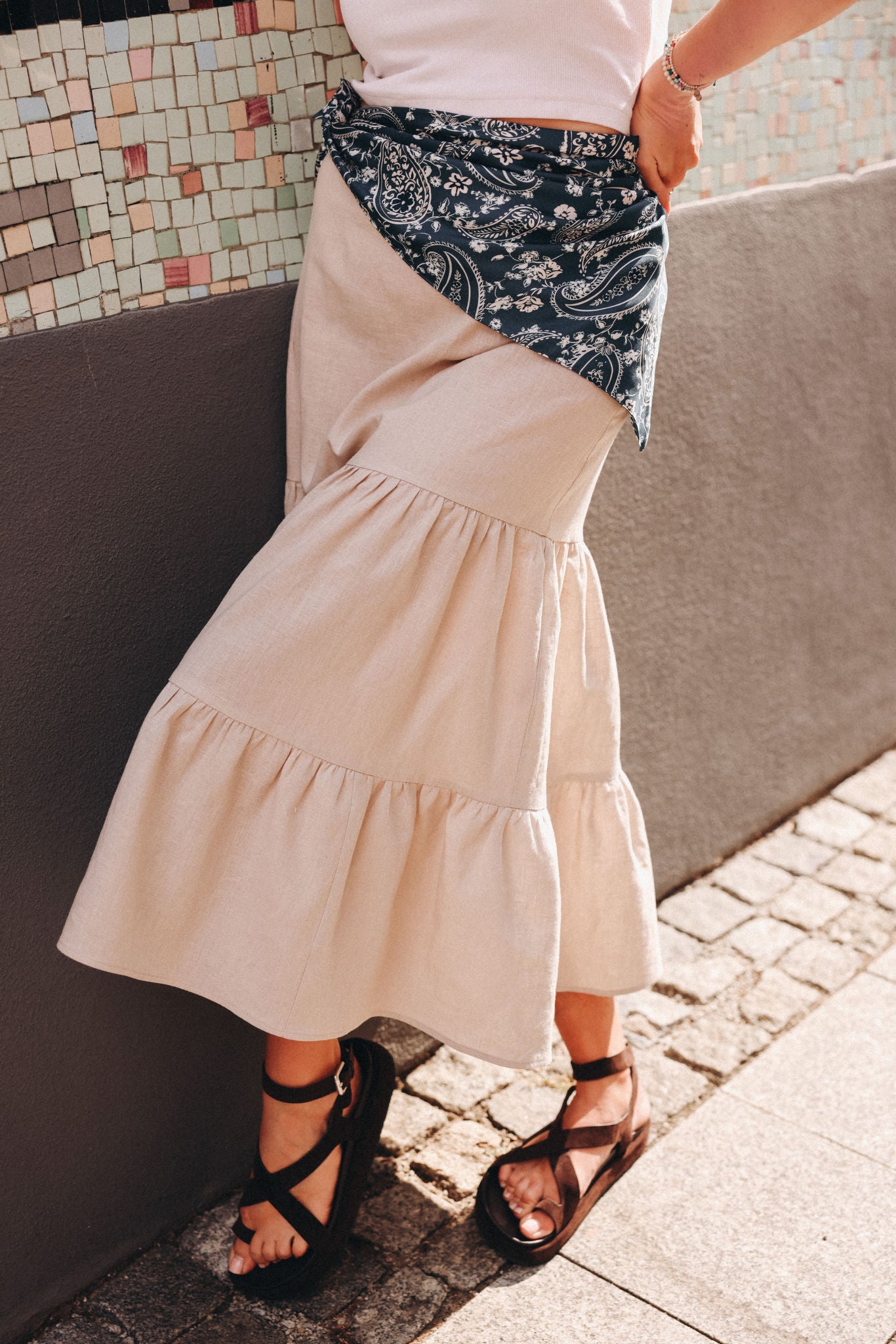 Spódnica FALDA BEIGE