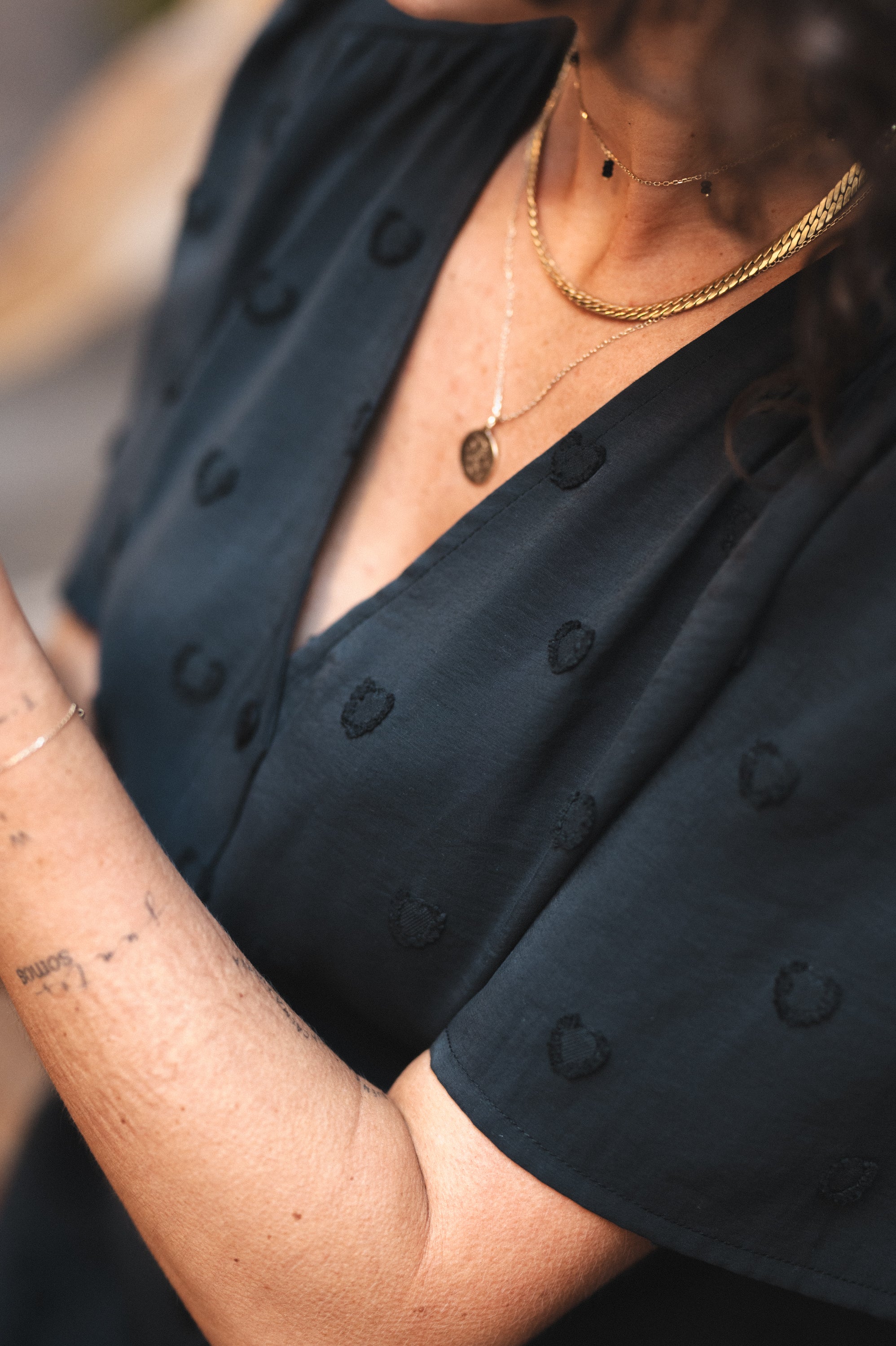 Sukienka ALURA CORAZÓN NEGRO