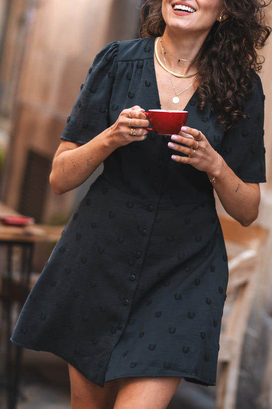 Sukienka ALURA CORAZÓN NEGRO