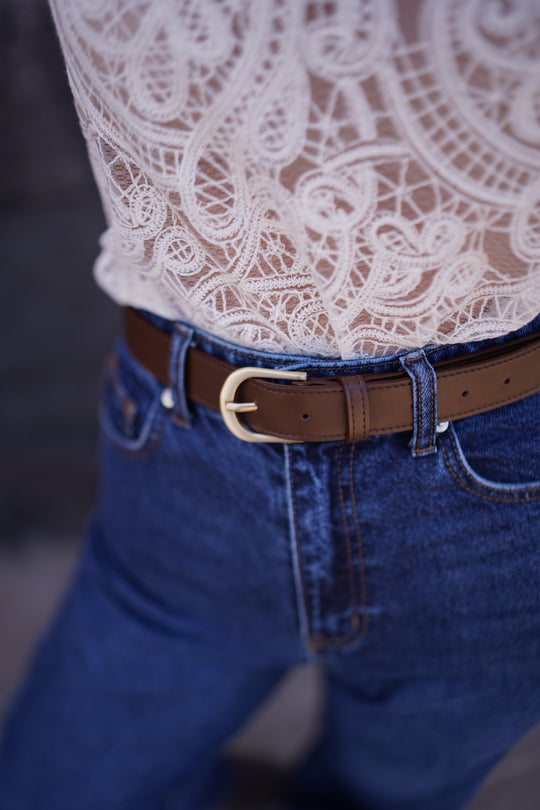 Pasek skórzany Vale - AMARGO