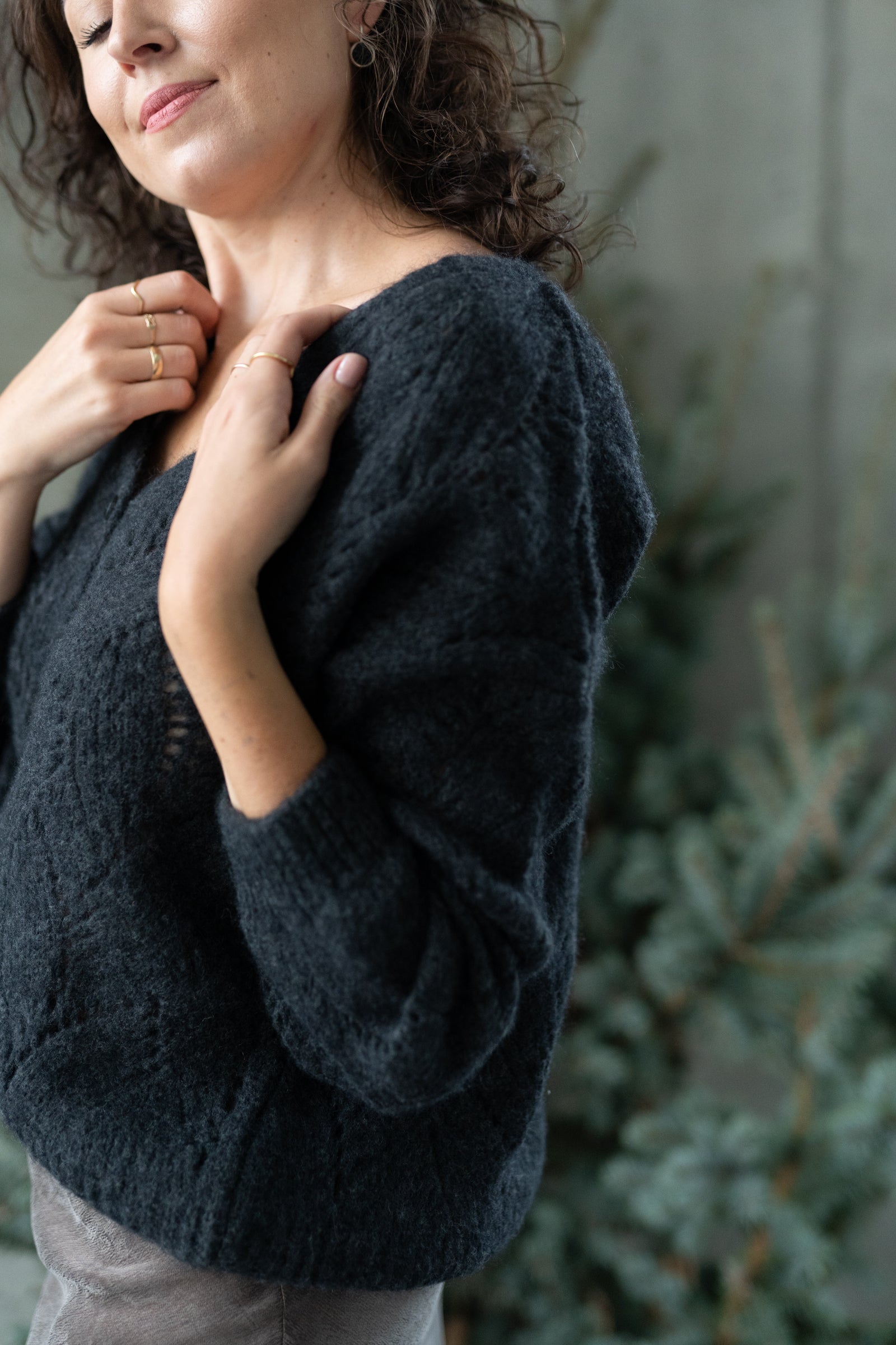 Sweter ALPACA CENIZA