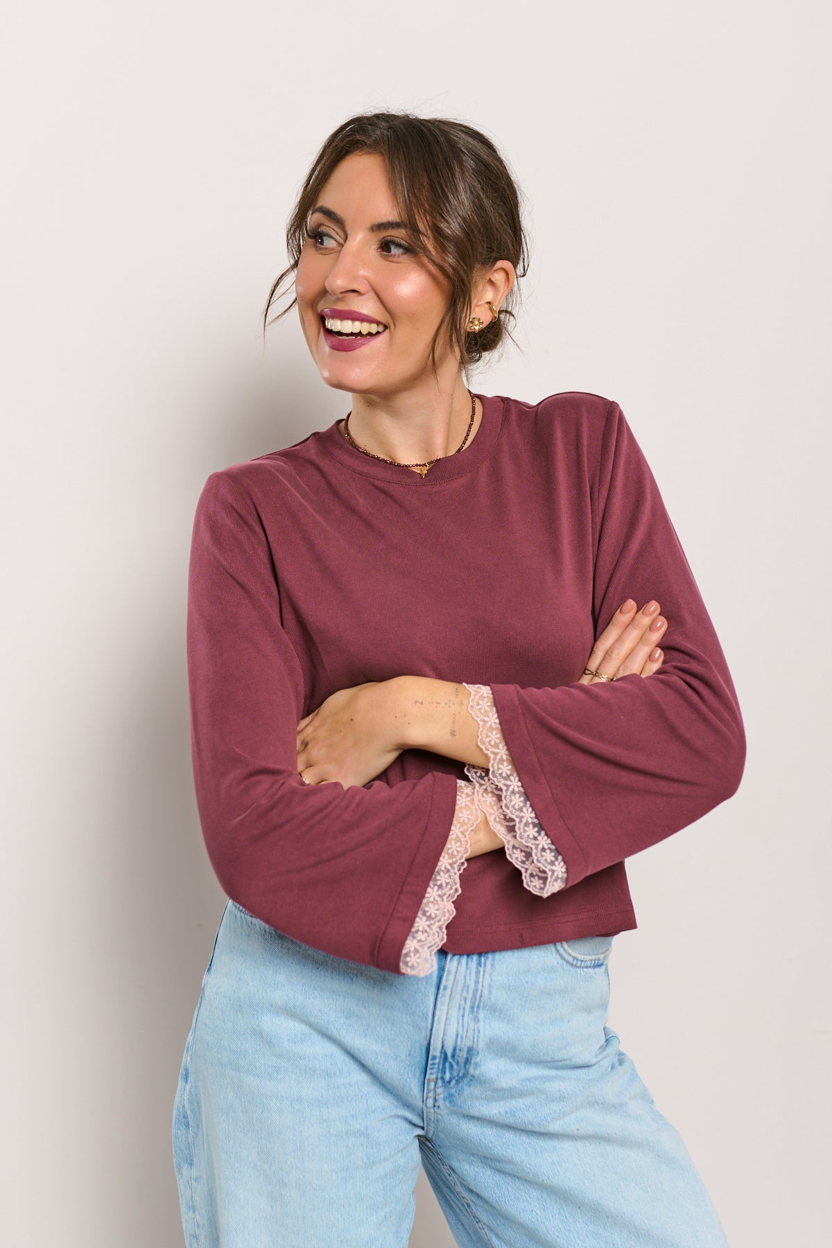 Sweterek PILAR REMOLACHA