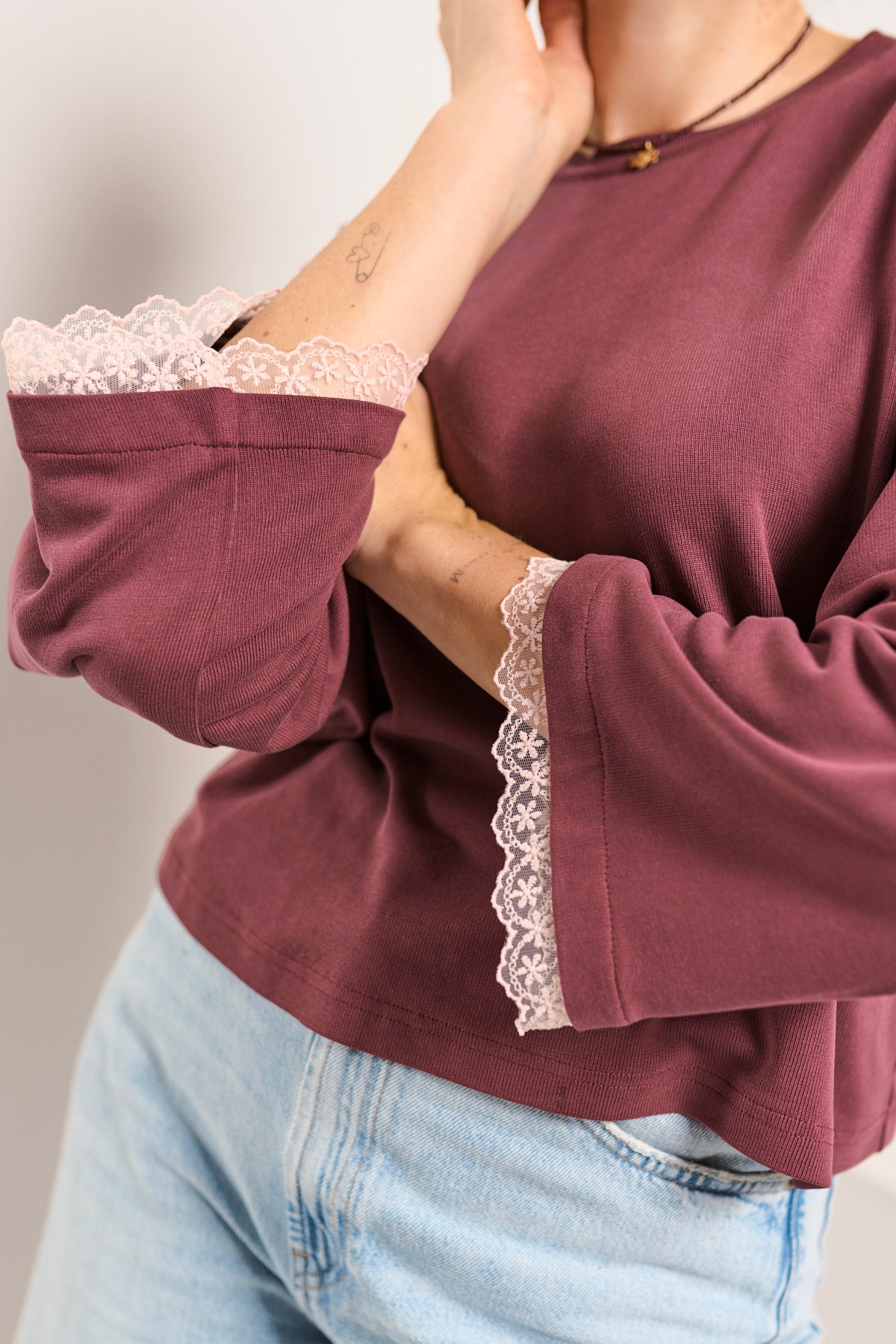 Sweterek PILAR REMOLACHA