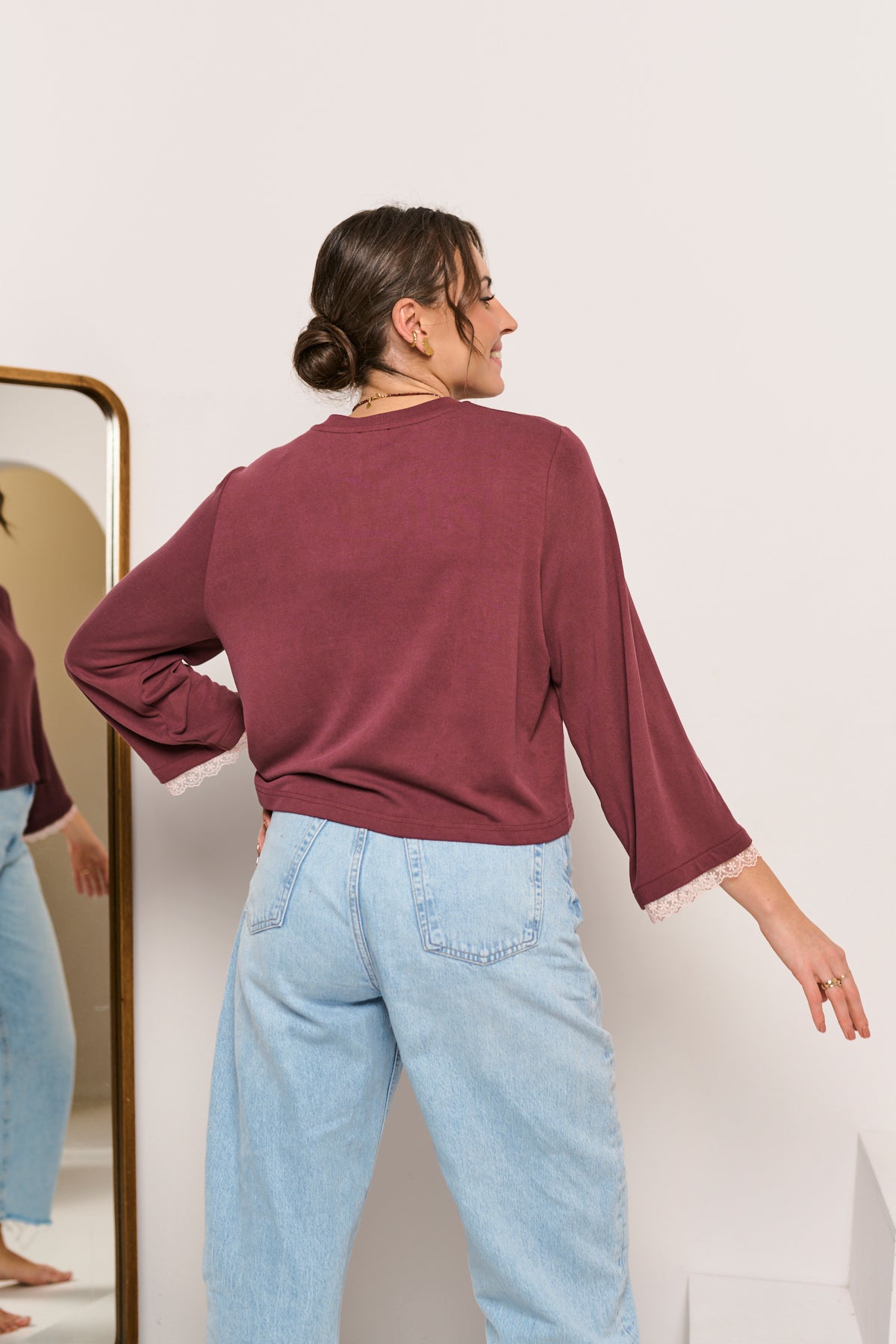 Sweterek PILAR REMOLACHA