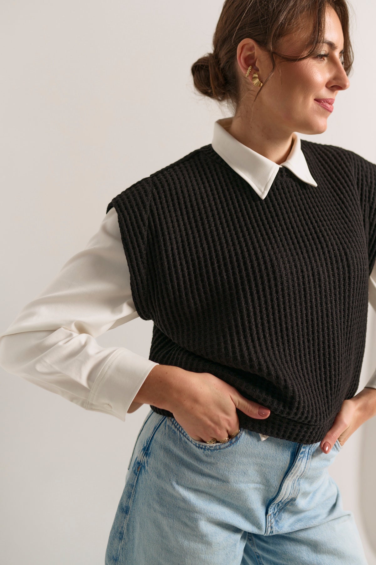 Kamizelka ARIANA NEGRA