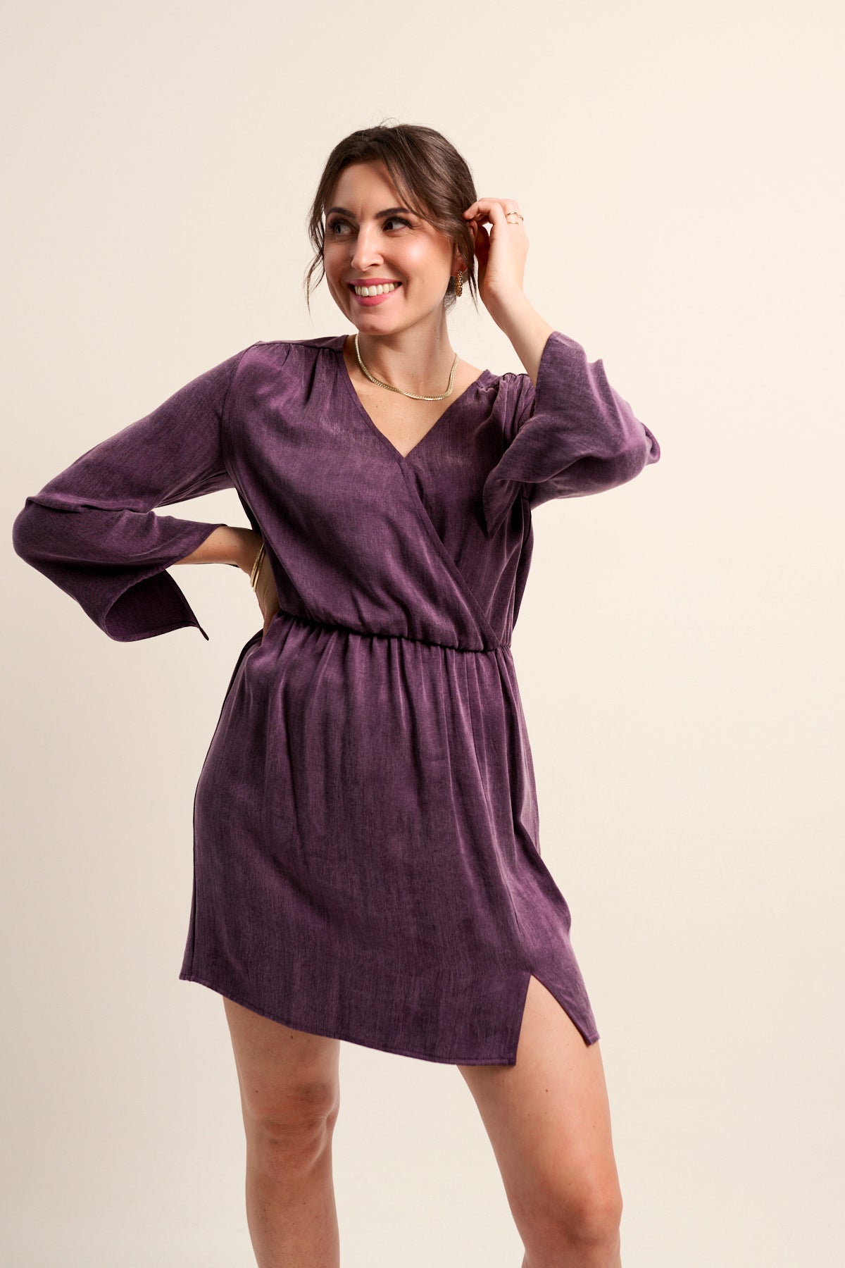 Sukienka LETA PURPURA