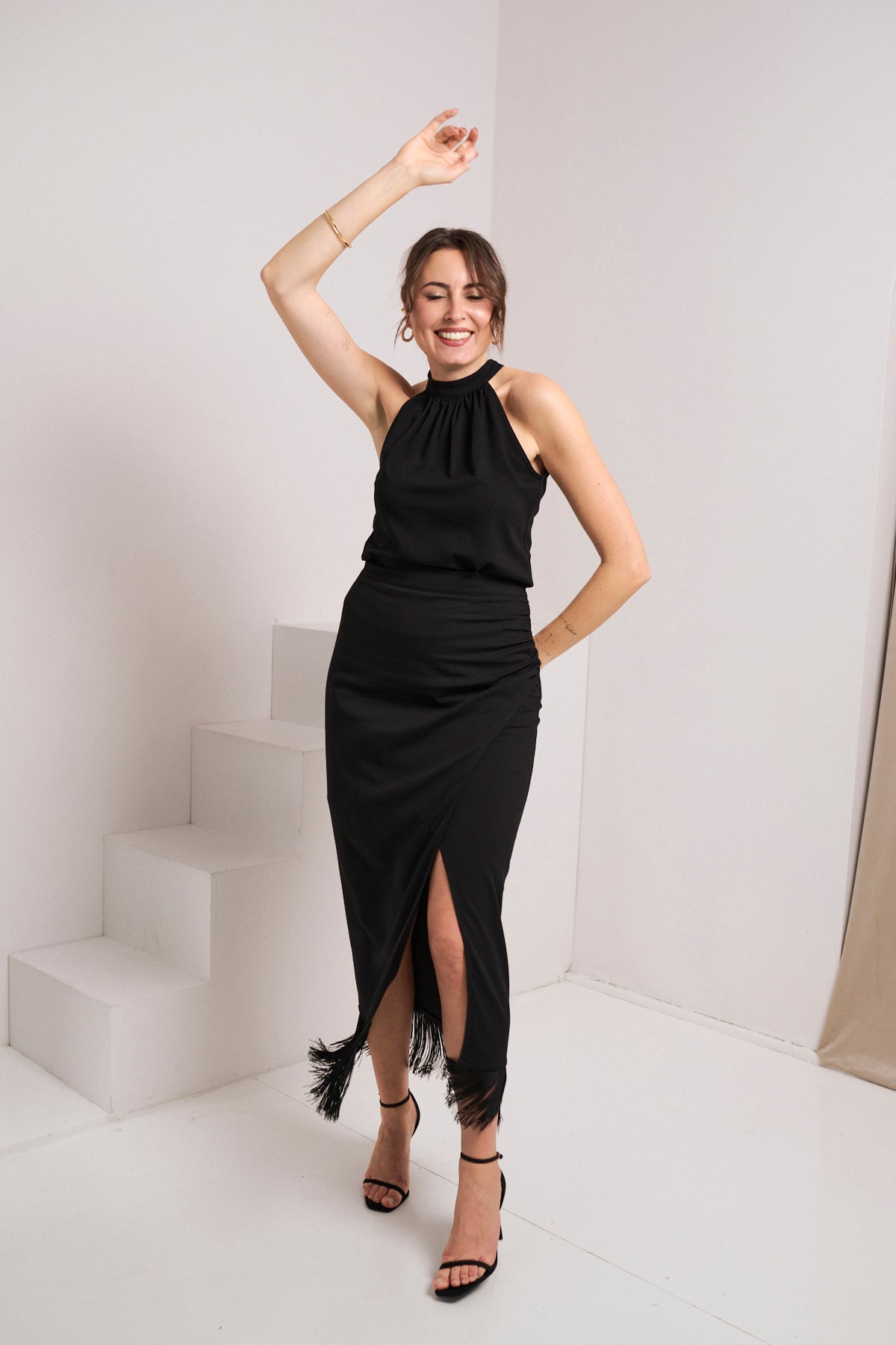 Spódnica z frędzlami TULUM ANDALUCIA