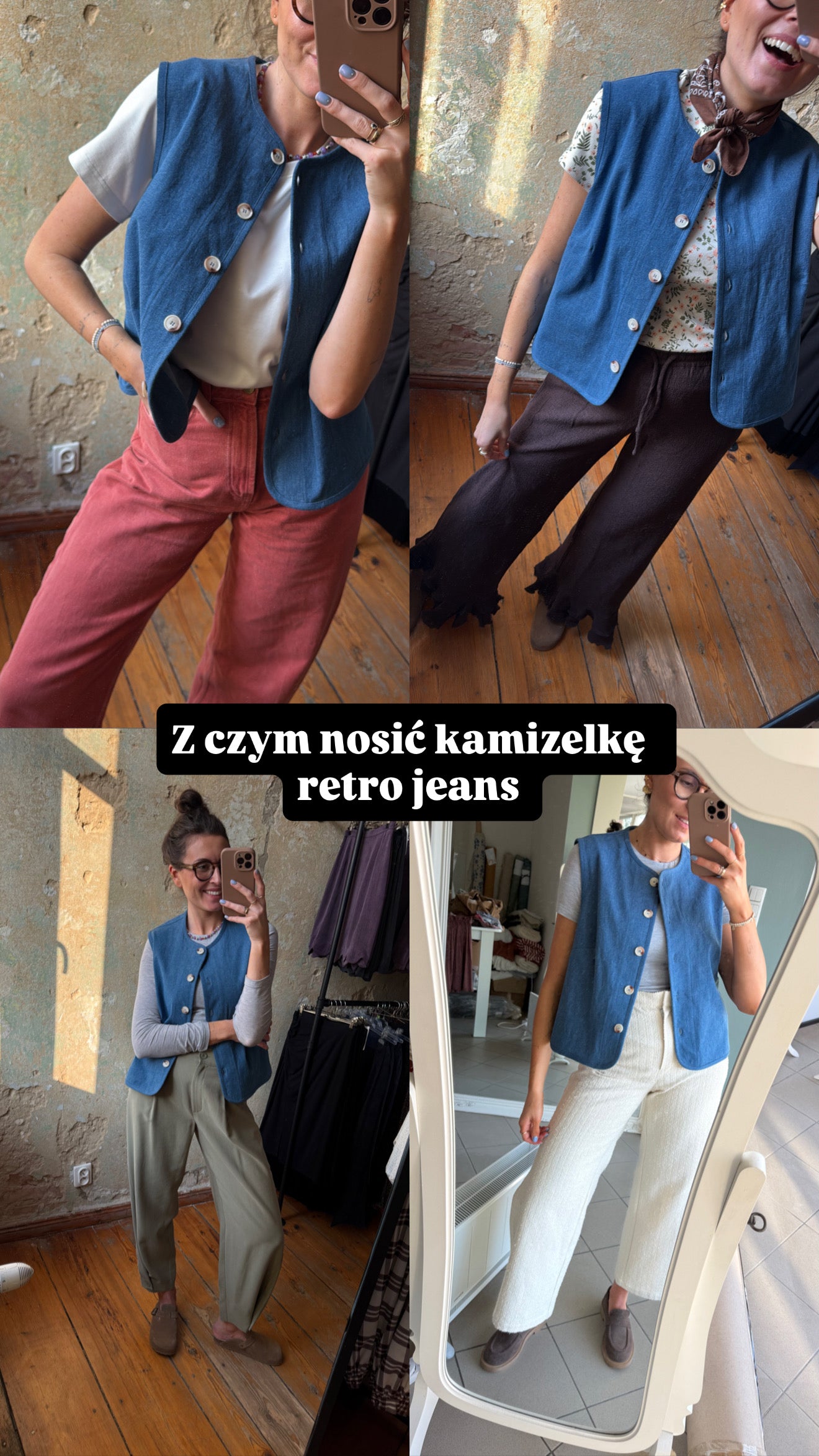 Kamizelka RETRO JEANS