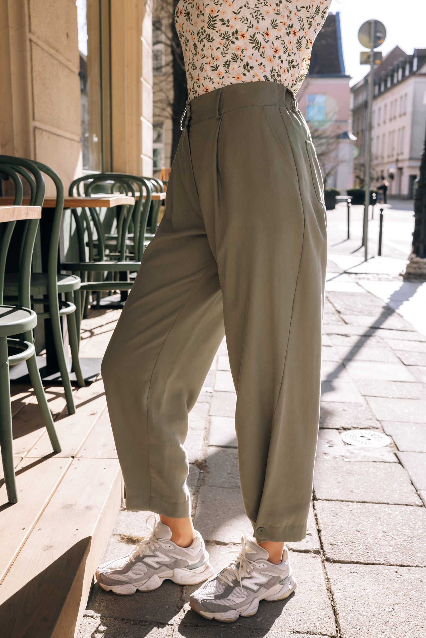 Spodnie EMMA EUCALIPTO