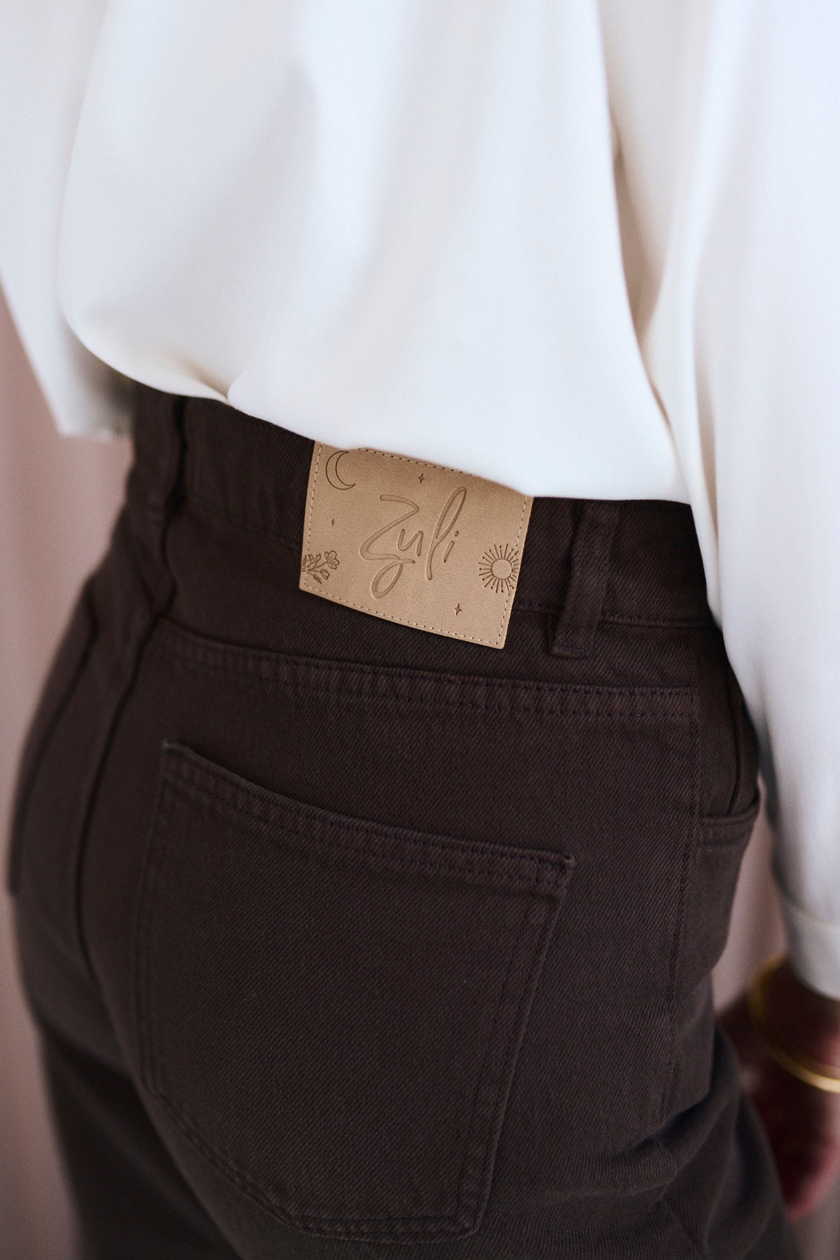 Spodnie JEANS CHOCOLATE CON NATA