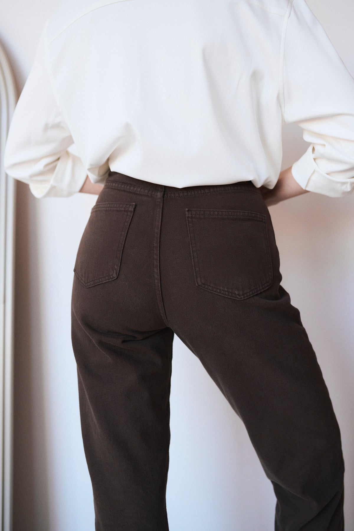 Spodnie JEANS CHOCOLATE CON NATA