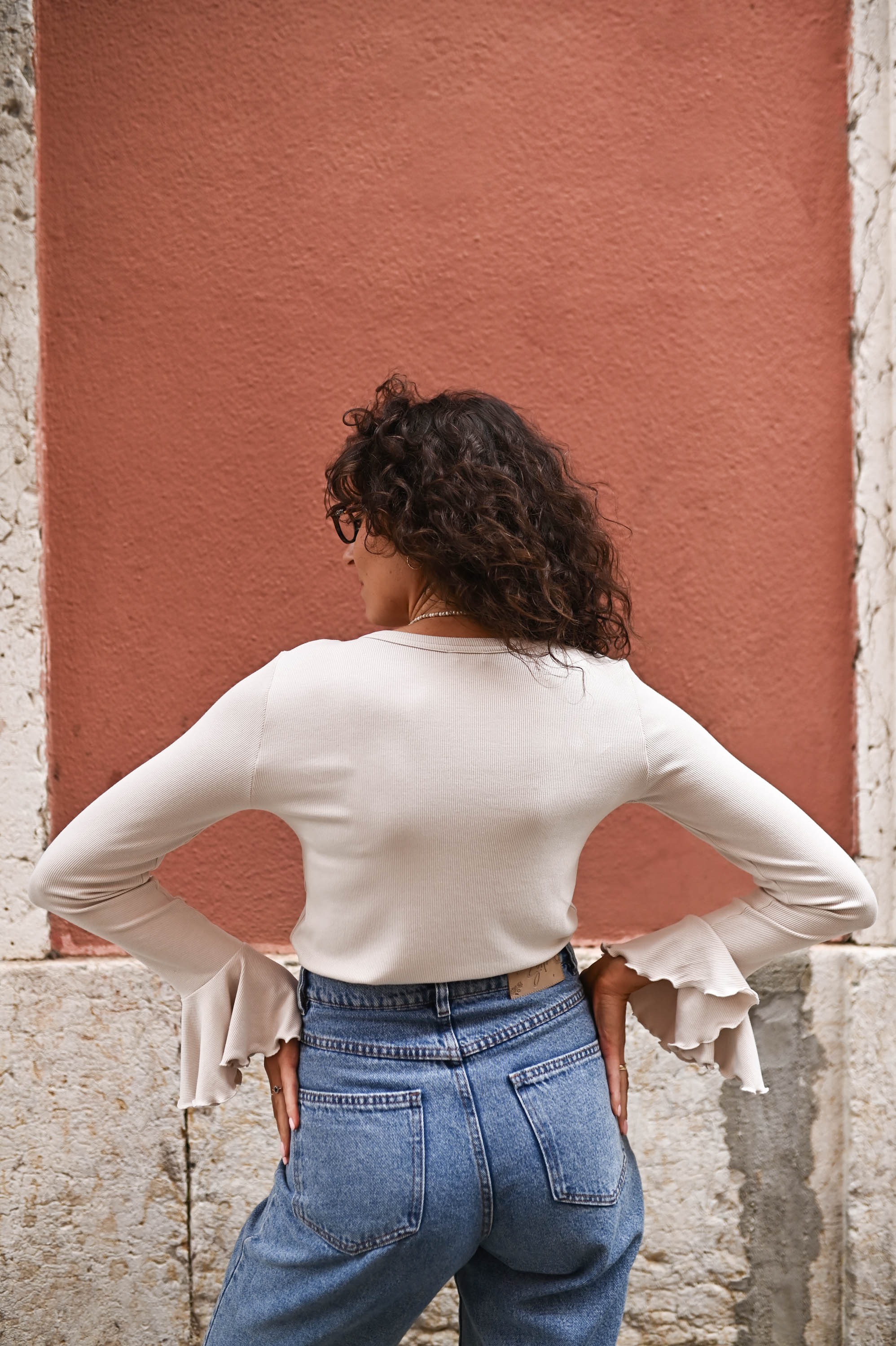 Longsleeve SANTANA BEIGE