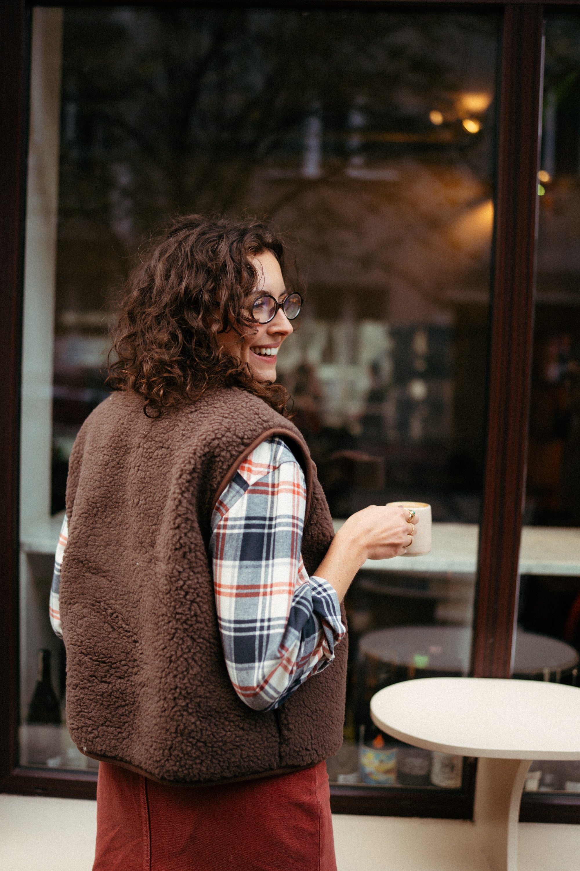 Kamizelka MERINO ZULI & ALWERO CHOCO