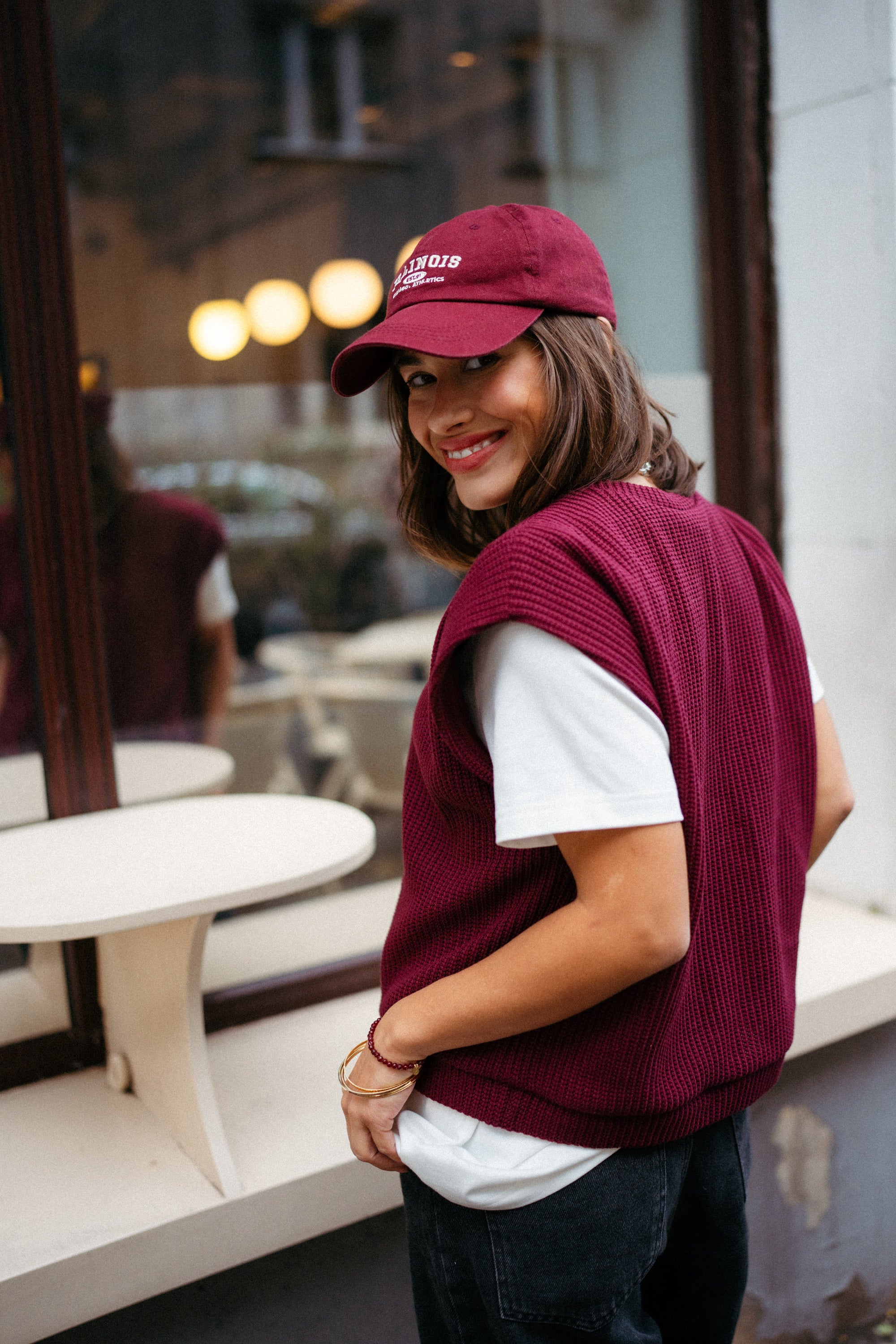 Kamizelka ARIANA BURGUND