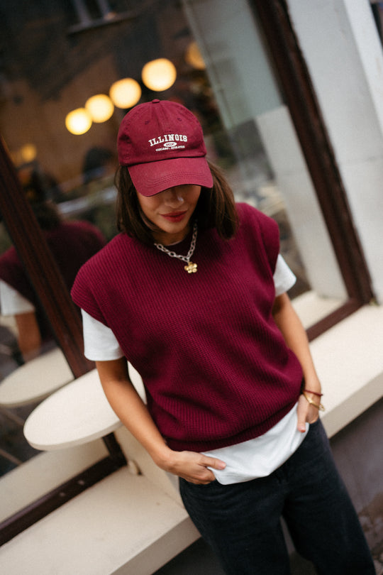 Kamizelka ARIANA BURGUND