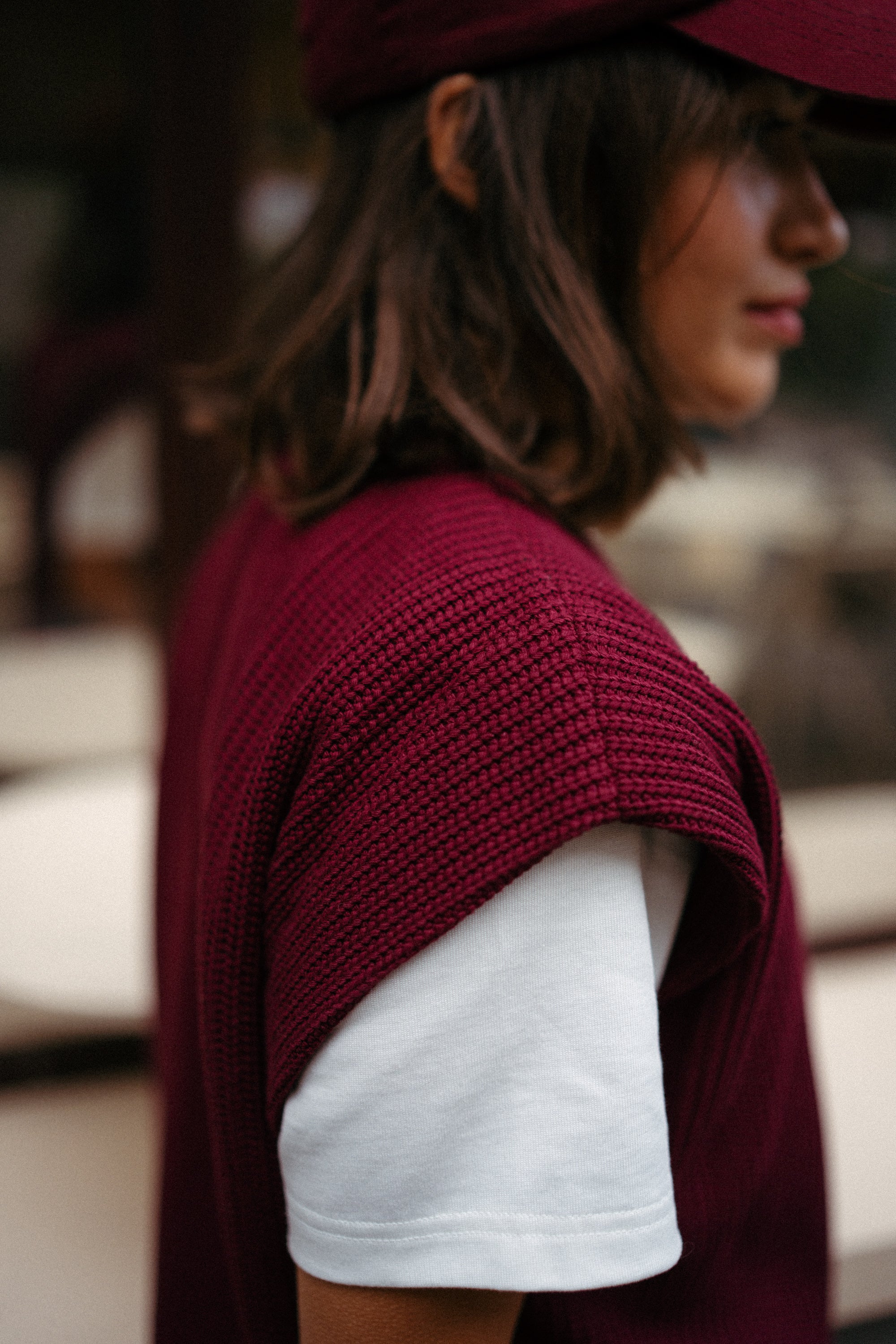 Kamizelka ARIANA BURGUND