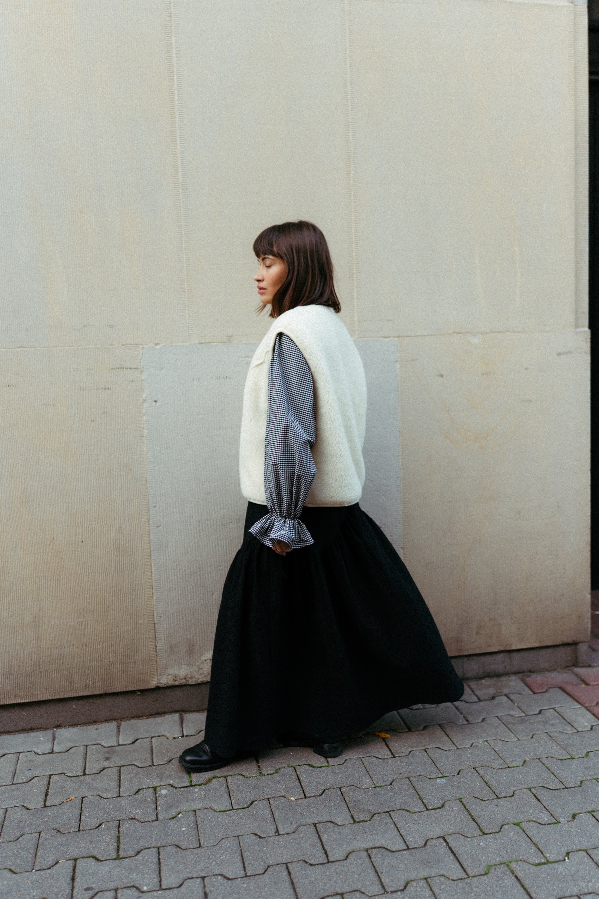 Kamizelka MERINO ZULI & ALWERO CREMA