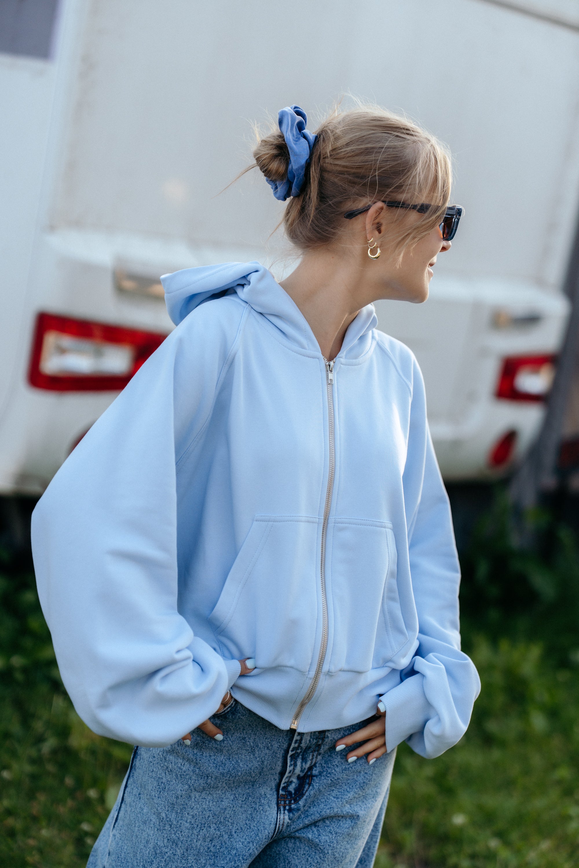 Bluza z kapturem CAPUCHA AZUL