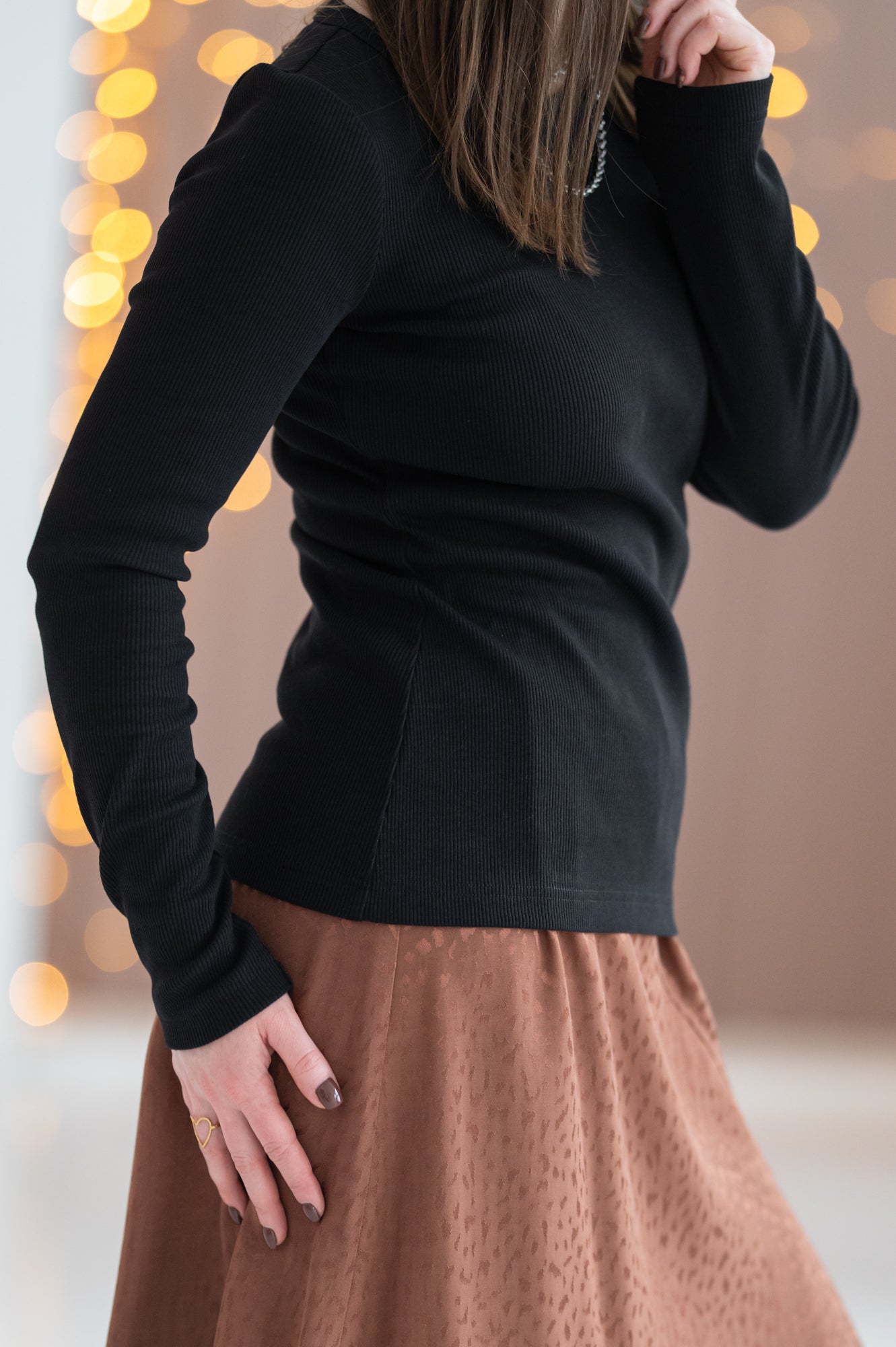 Longsleeve LLANES NEGRA