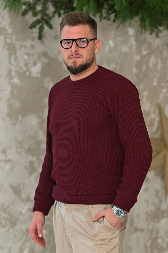 Sweter VICTOR BURGUND
