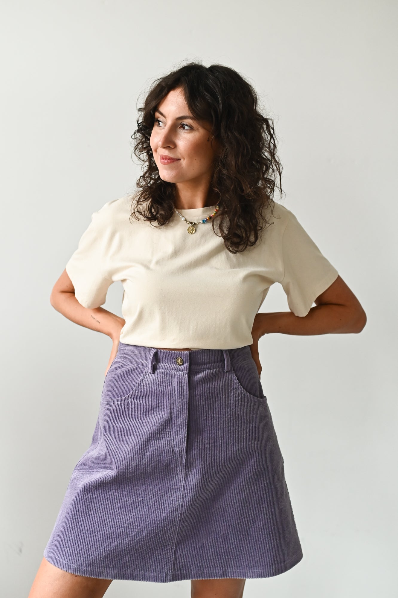 Spódnica TRAPECIO BREZO