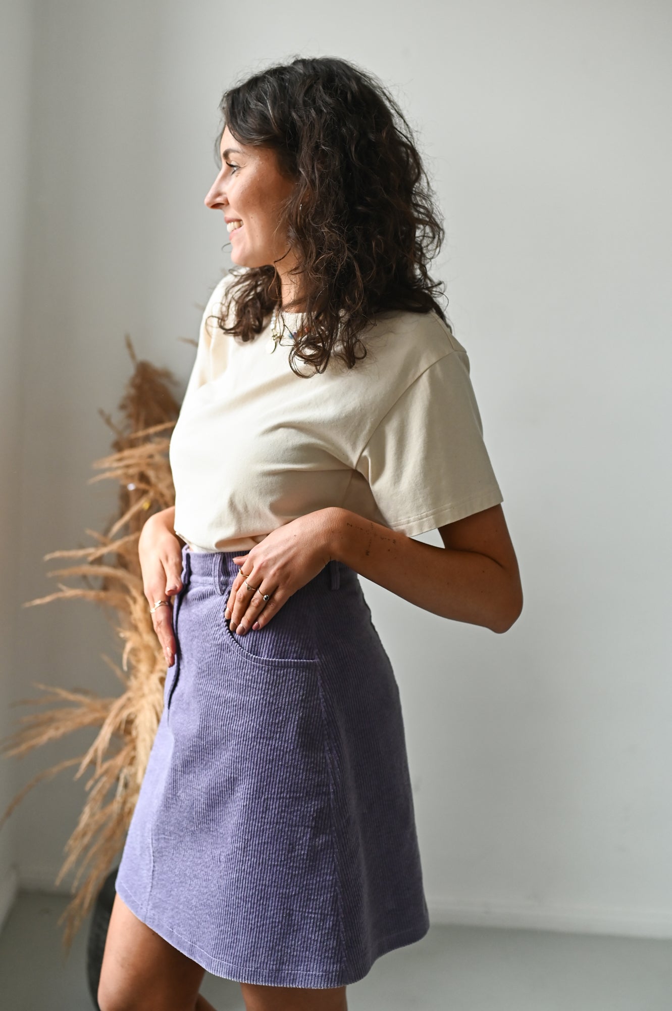 Spódnica TRAPECIO BREZO