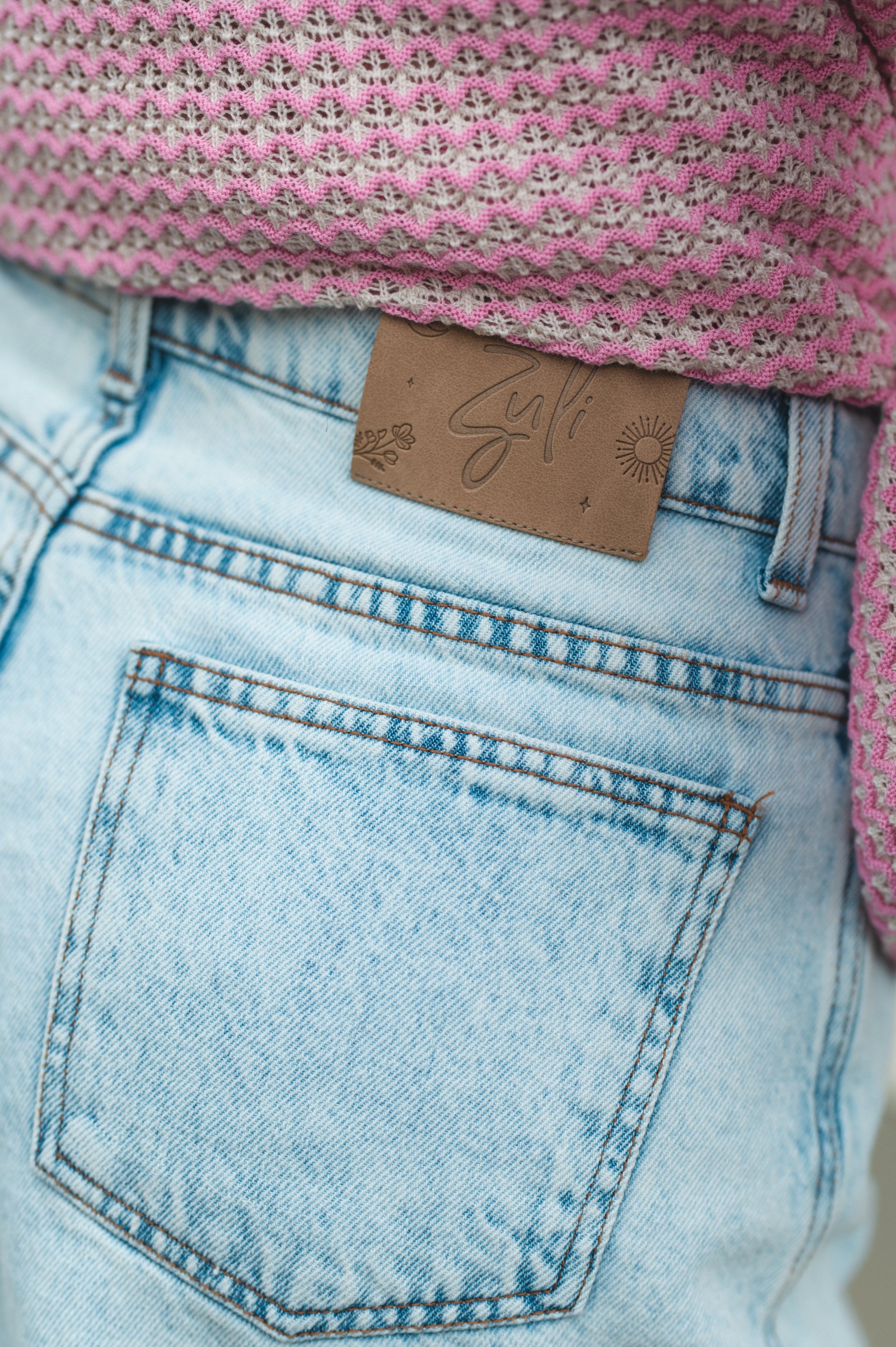 Spodenki JEANS CORTO CELESTE