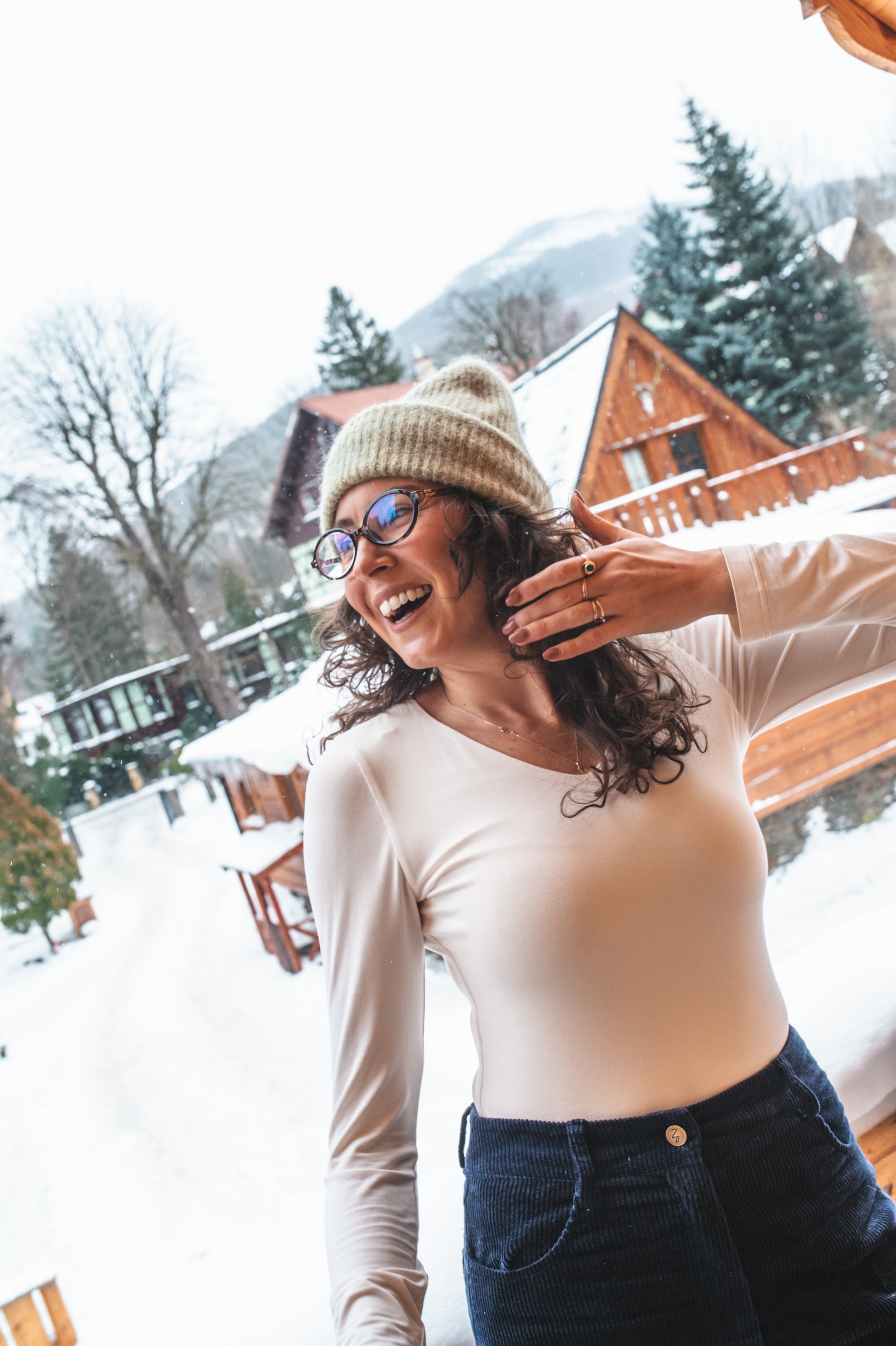 Bambusowy longsleeve PIEL CREMA