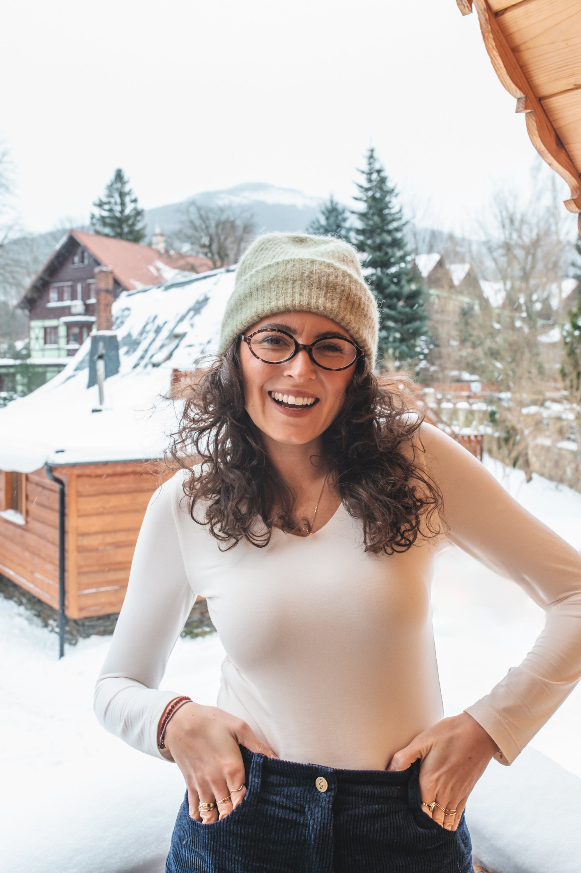 Bambusowy longsleeve PIEL CREMA