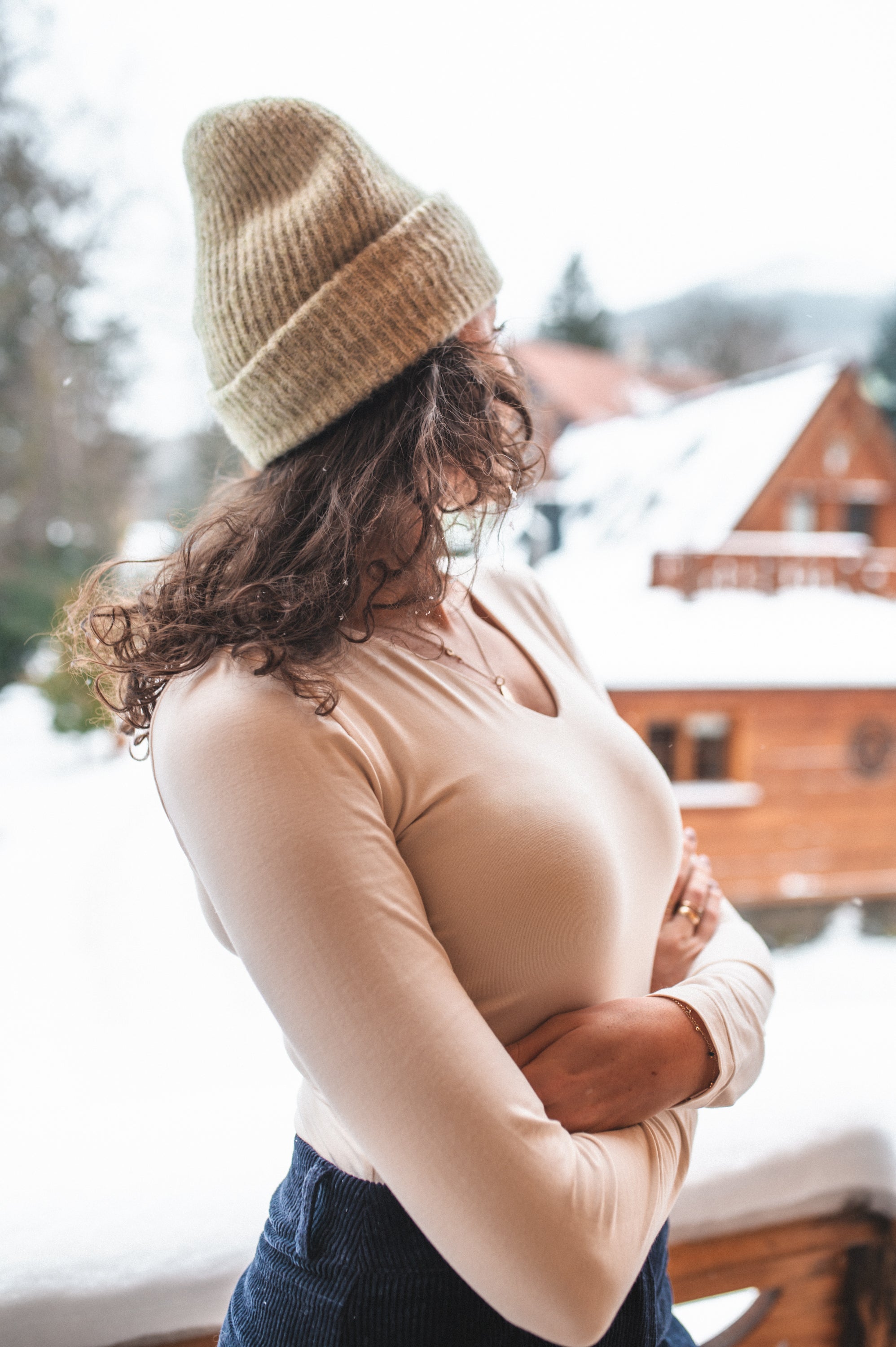 Bambusowy longsleeve PIEL CREMA