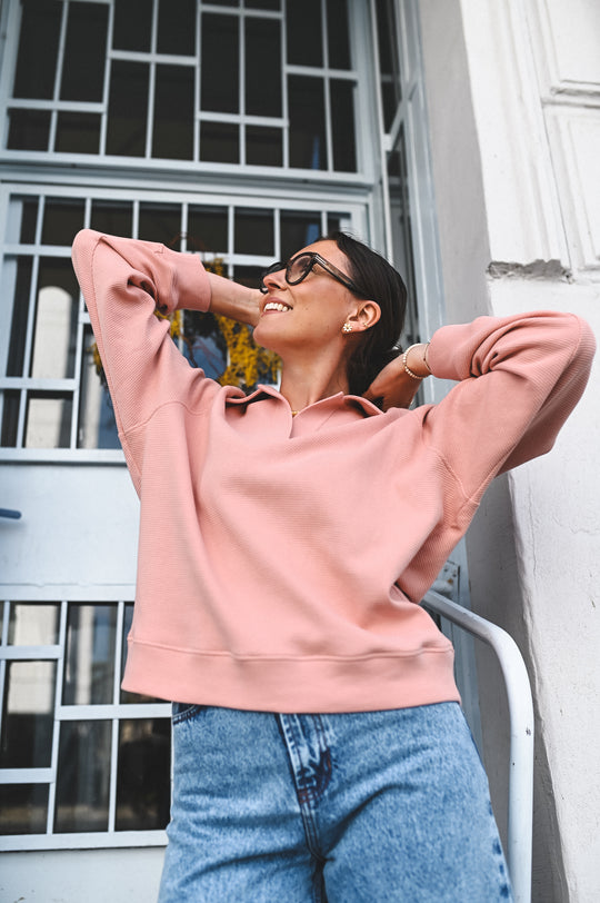Bluza polo AMARA CHICLE