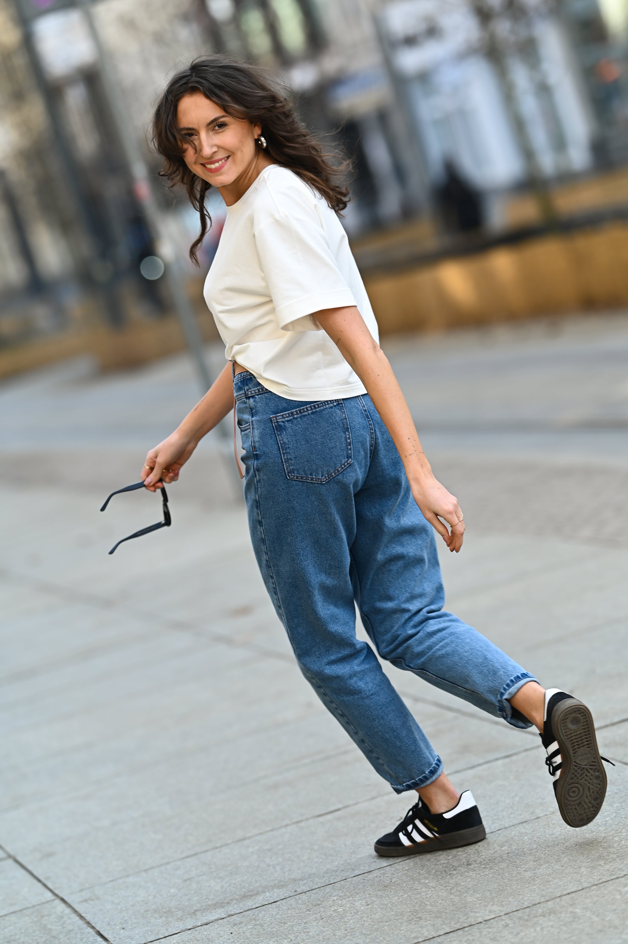 Spodnie CALPE JEANS DENIM ALTA