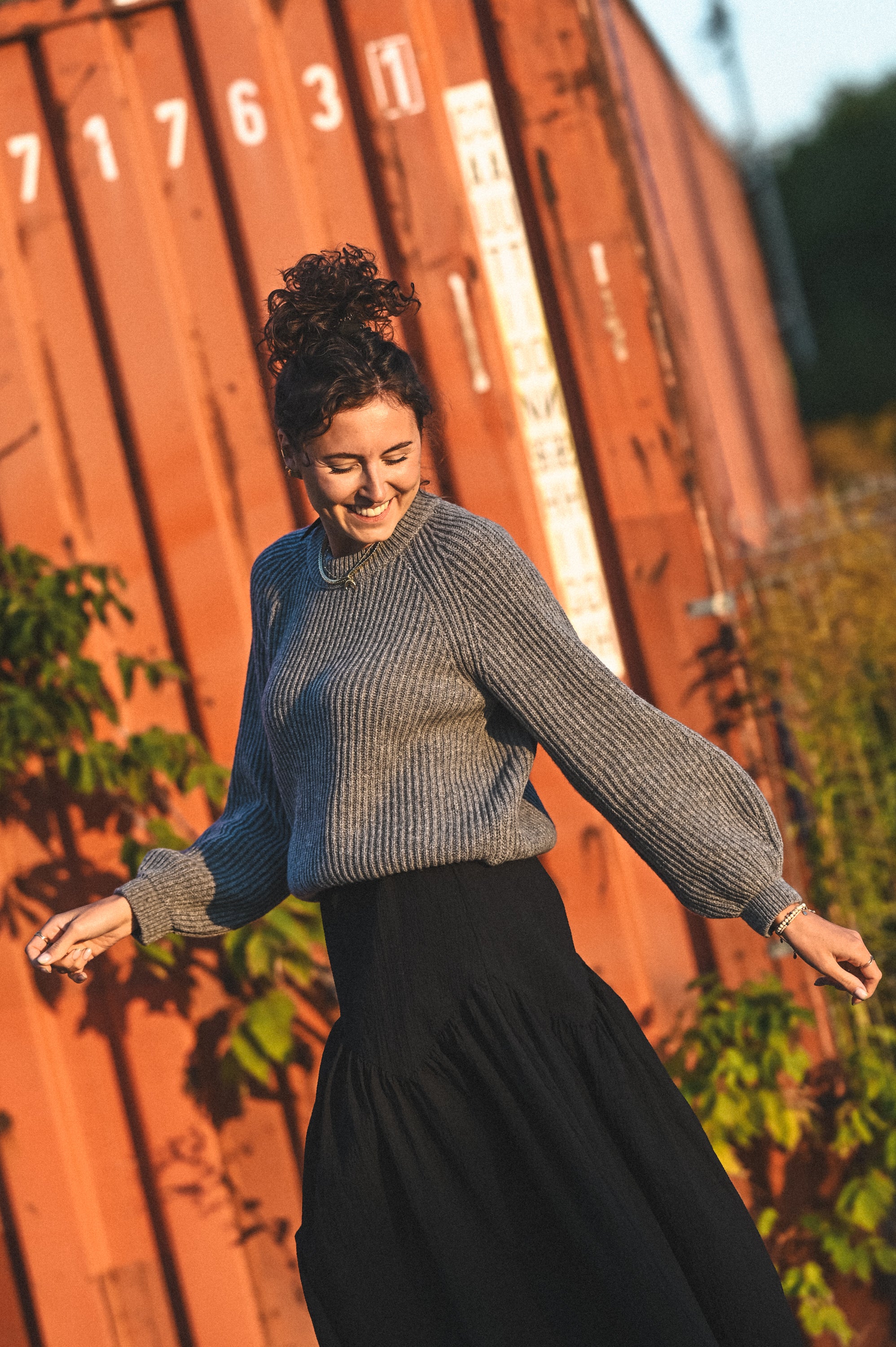 Sweter MERINO GRIS