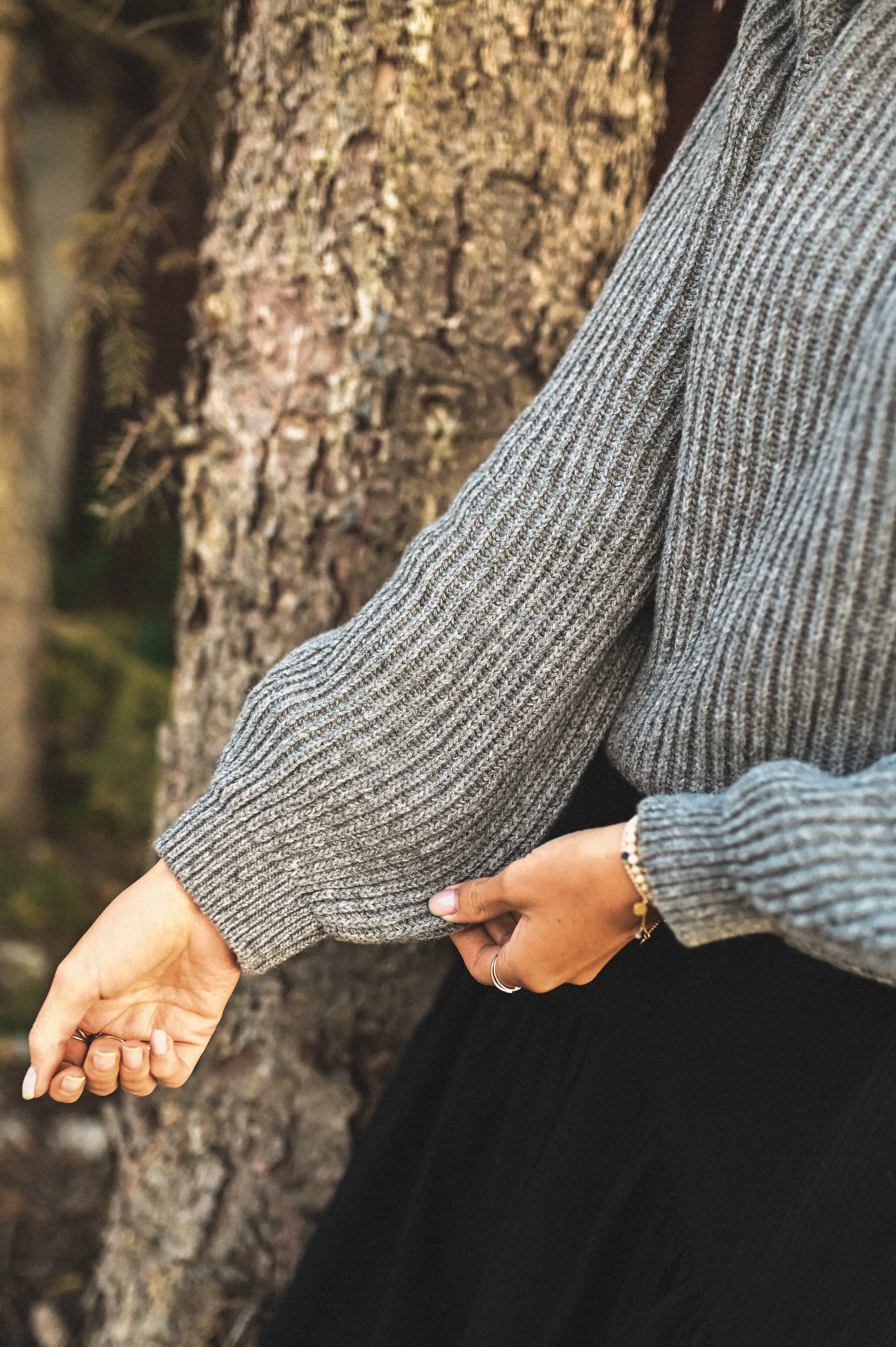 Sweter MERINO GRIS