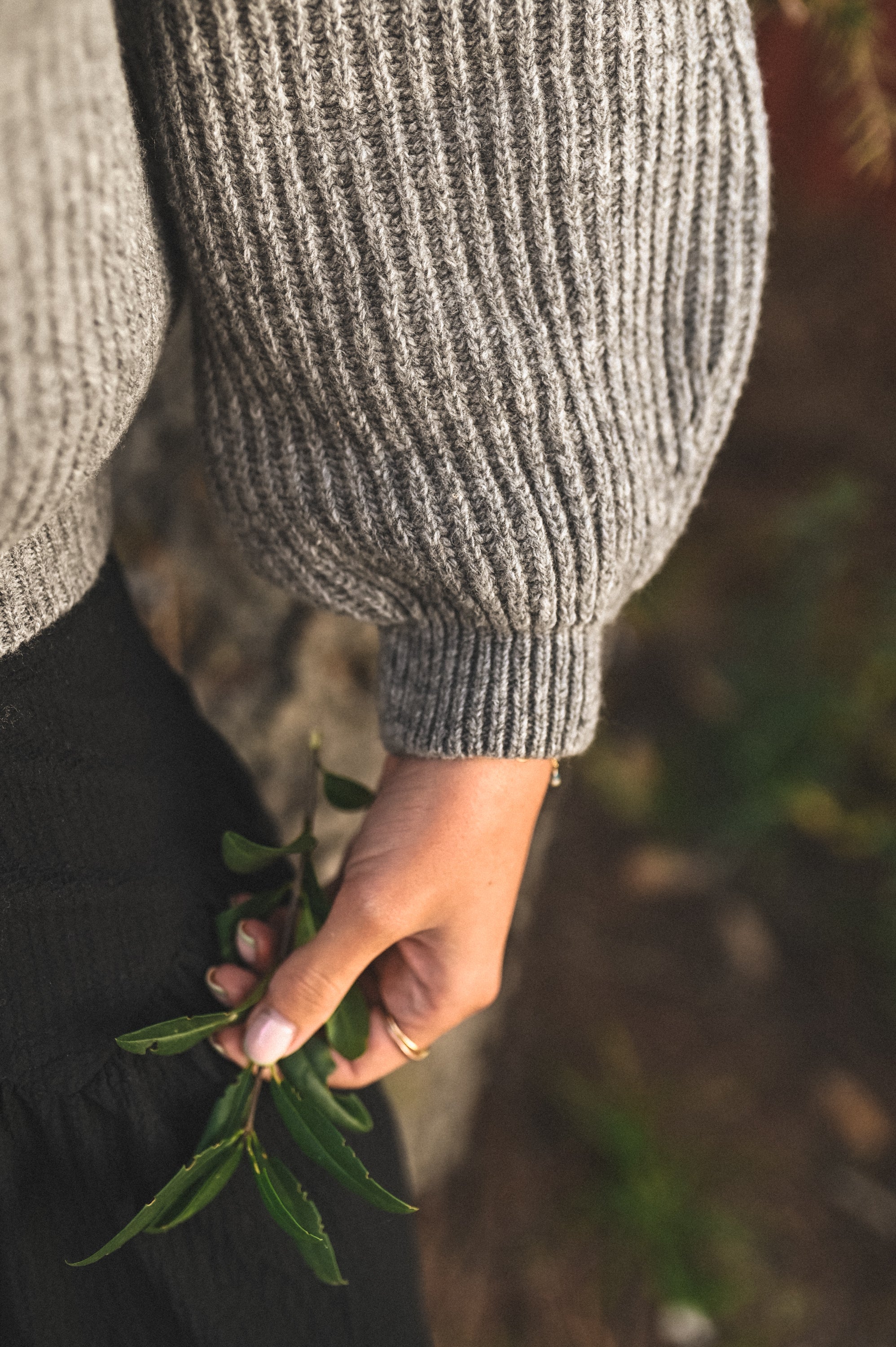 Sweter MERINO GRIS