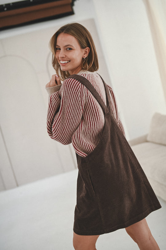 Sukienka JARDINERA CHOCO