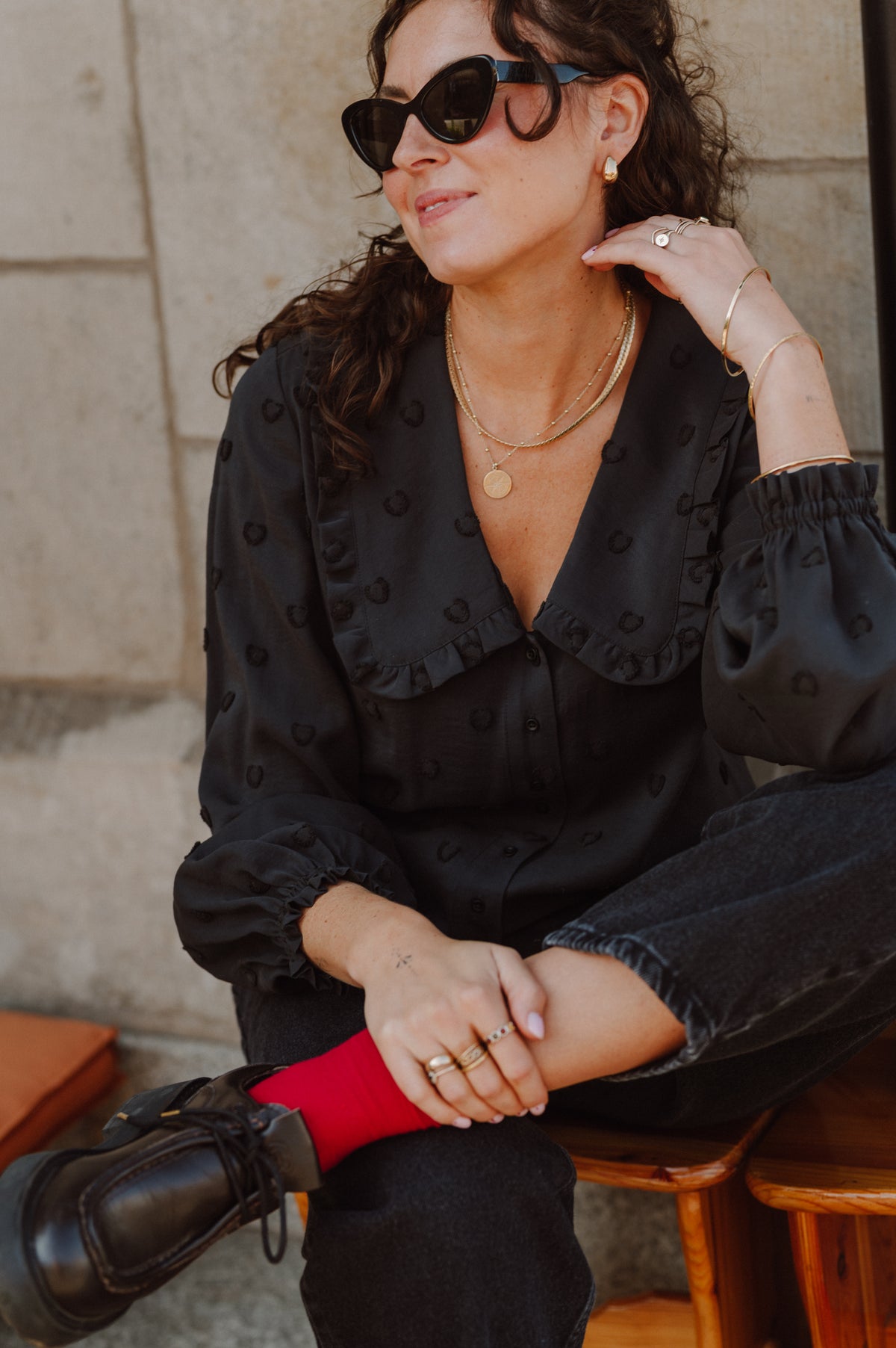 Koszula MIA CORAZÓN NEGRA