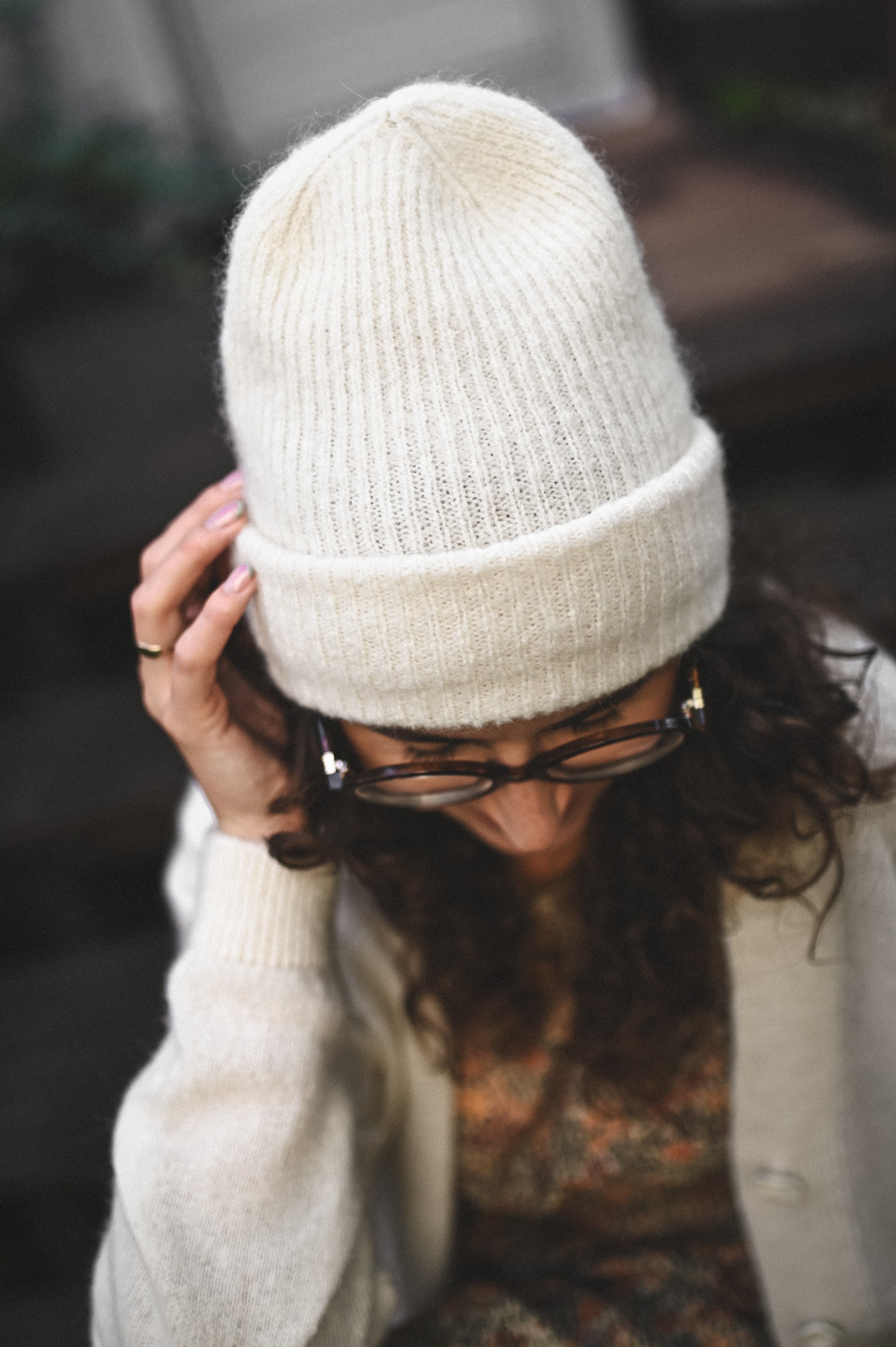 Czapka ALPACA CREMA