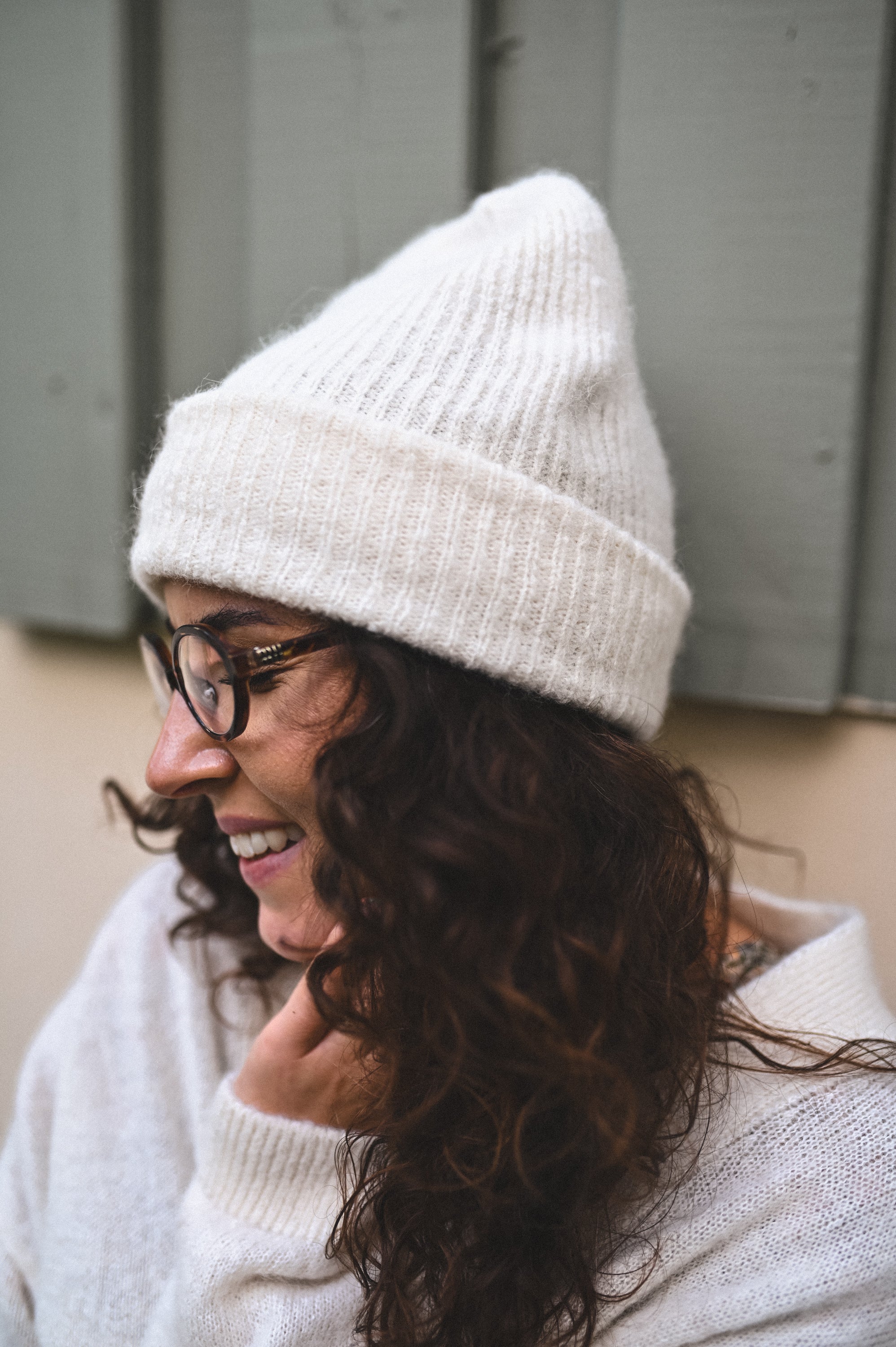 Czapka ALPACA CREMA