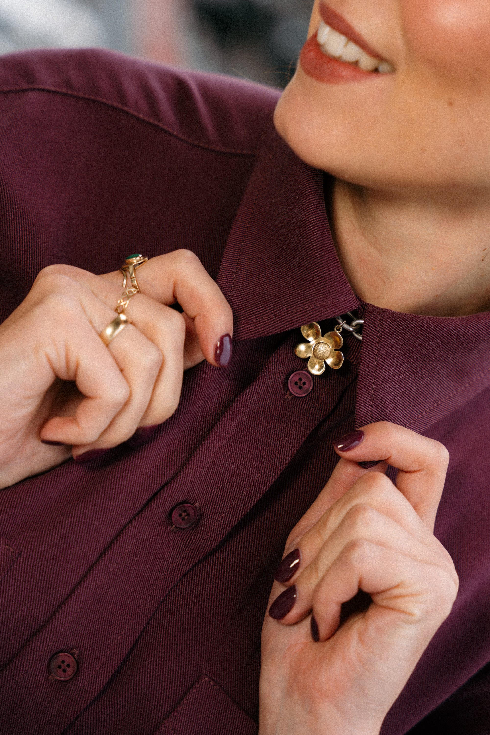 Koszula CORA AMARANTA