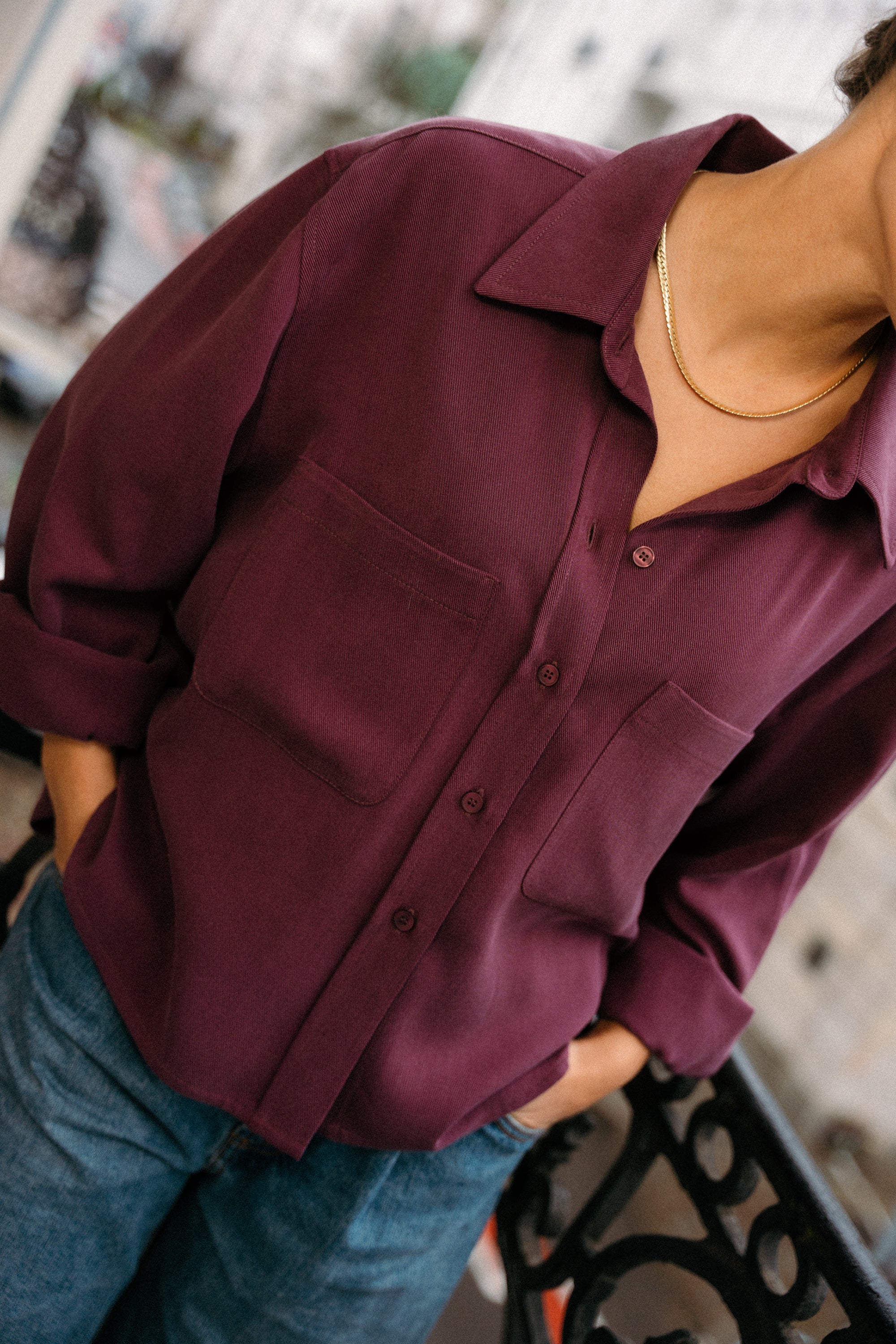 Koszula CORA AMARANTA