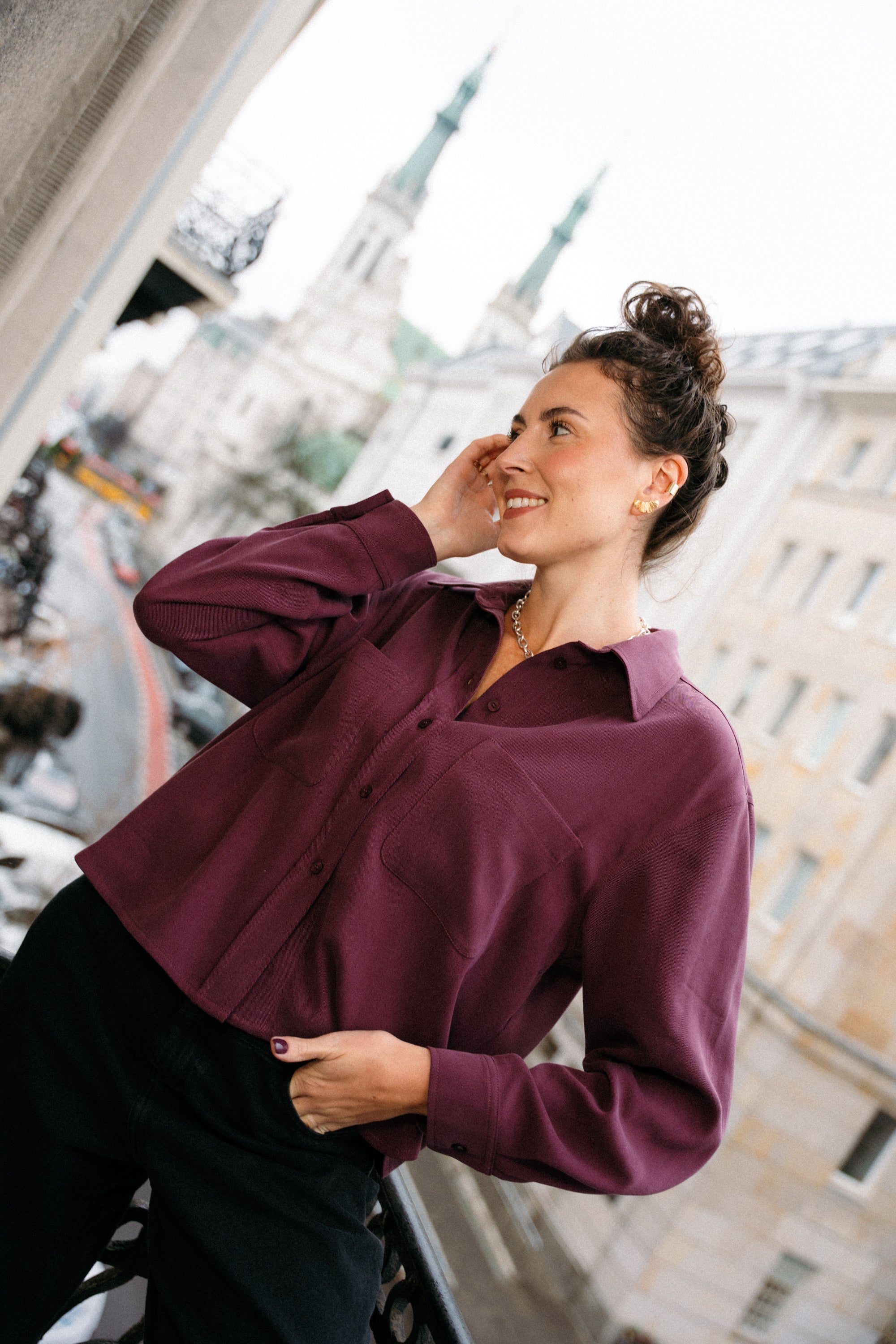 Koszula CORA AMARANTA