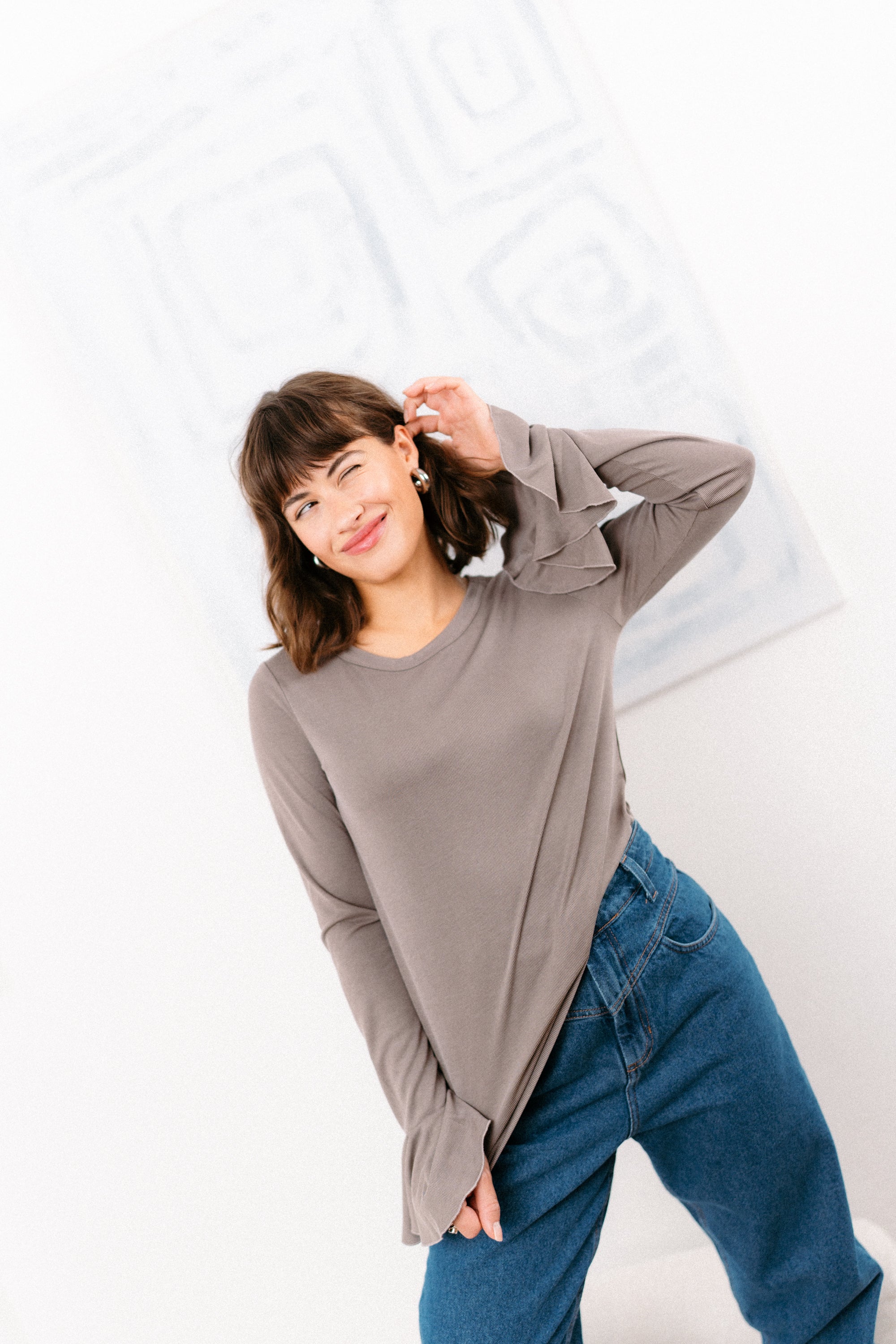 Longsleeve SANTANA TAUPE