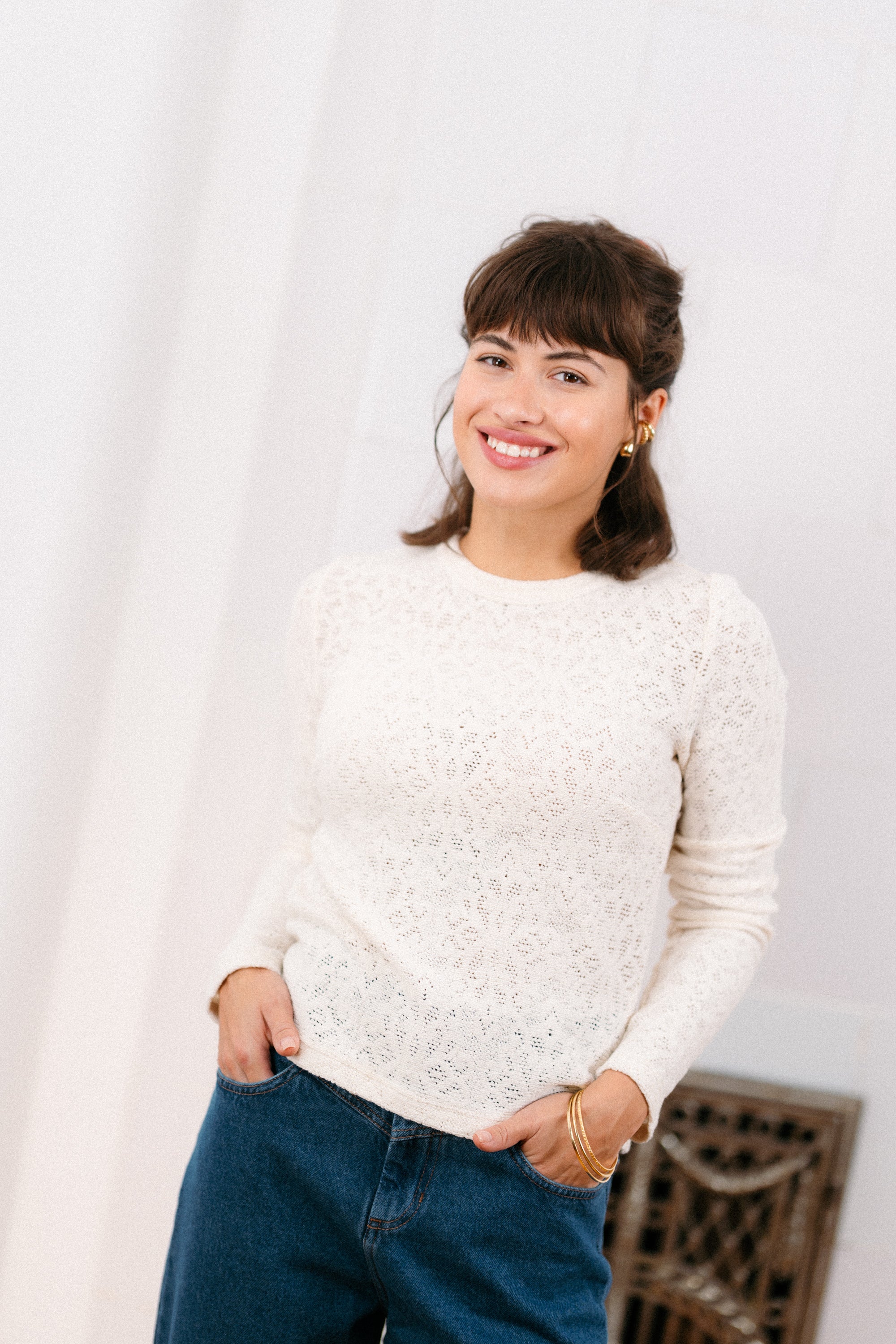 Longsleeve LUNA CREMA