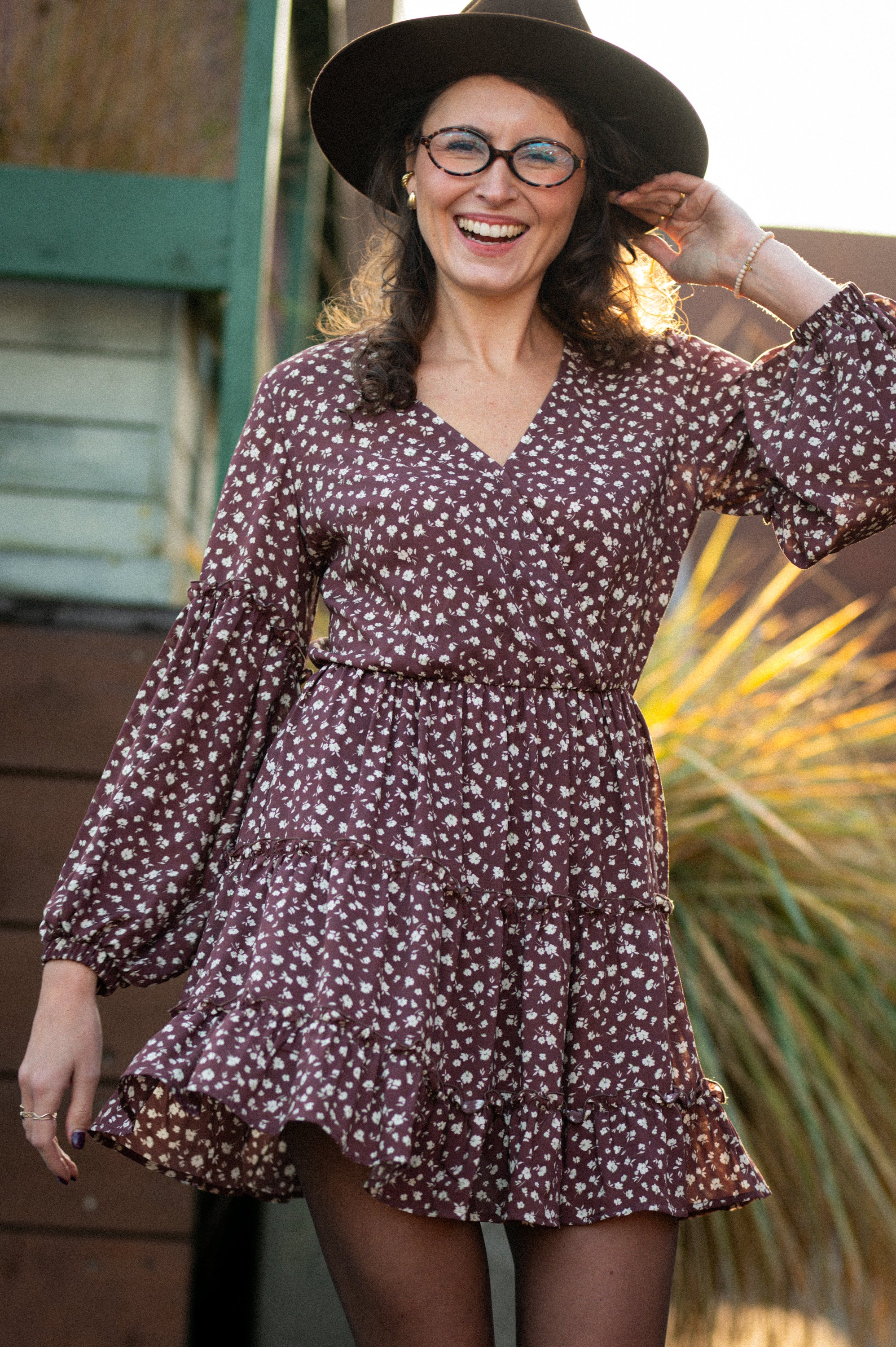 Sukienka MALAGA CAOBA