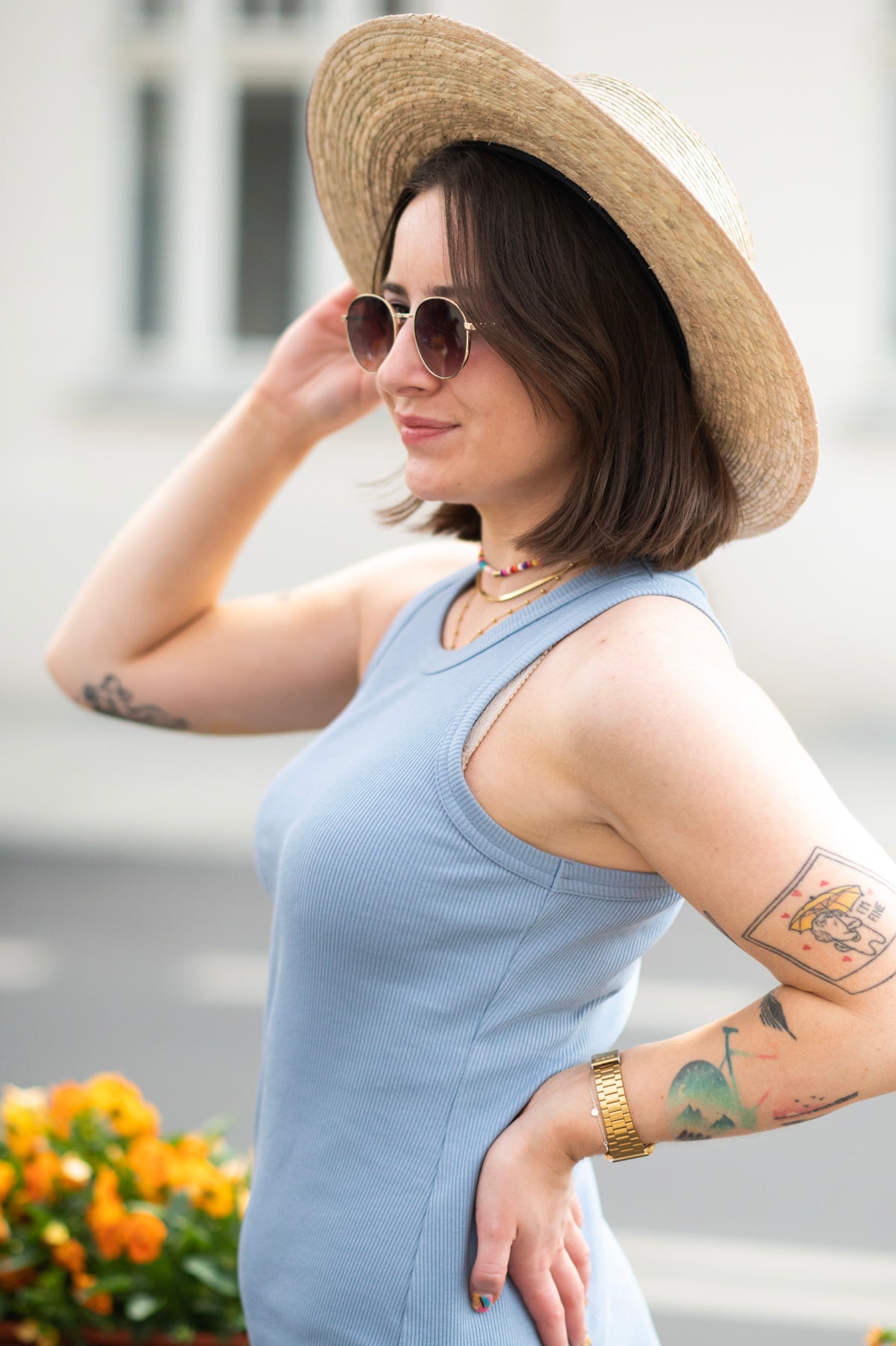 Sukienka maxi LIRIA DENIM