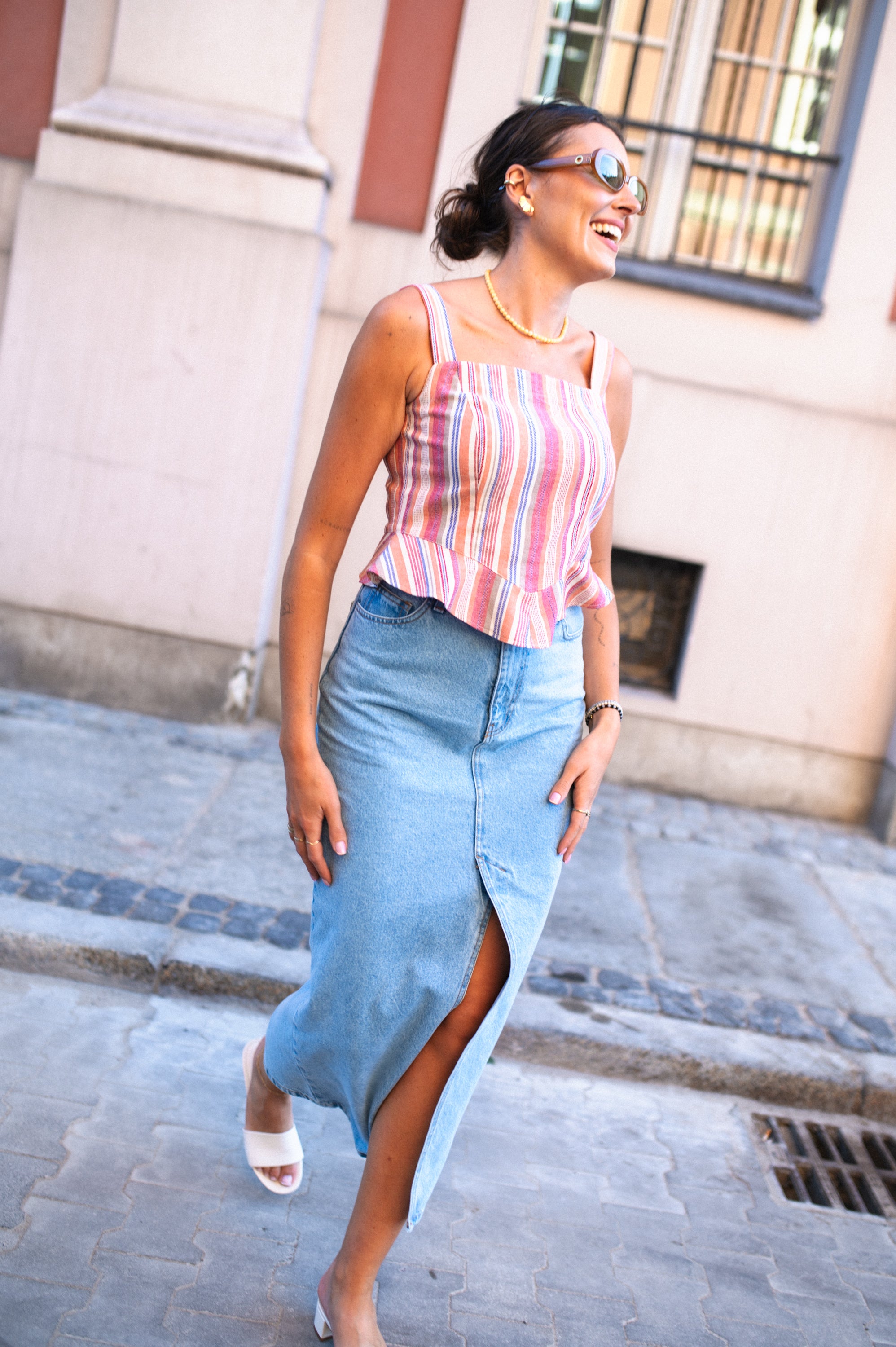 Spódnica JEANS VINTAGE CIELO