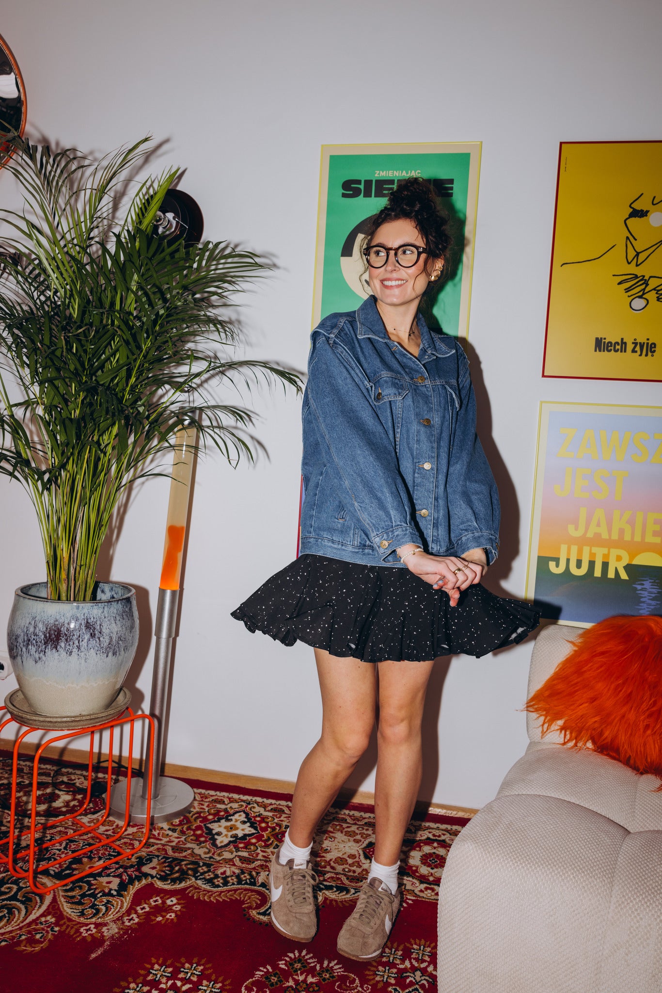 Spódnica GODETY CÓSMICA