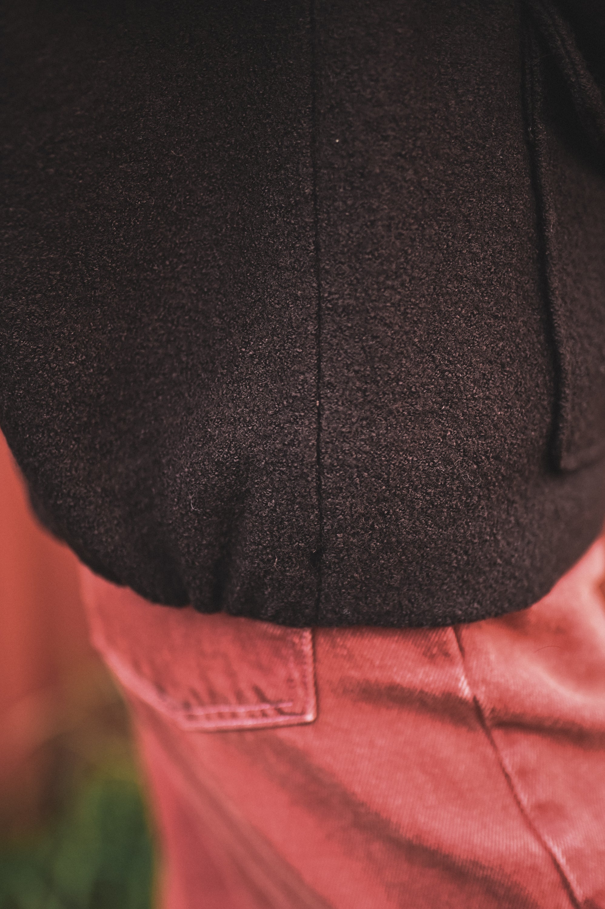 Kurtka z haftowanymi kieszeniami MARRON