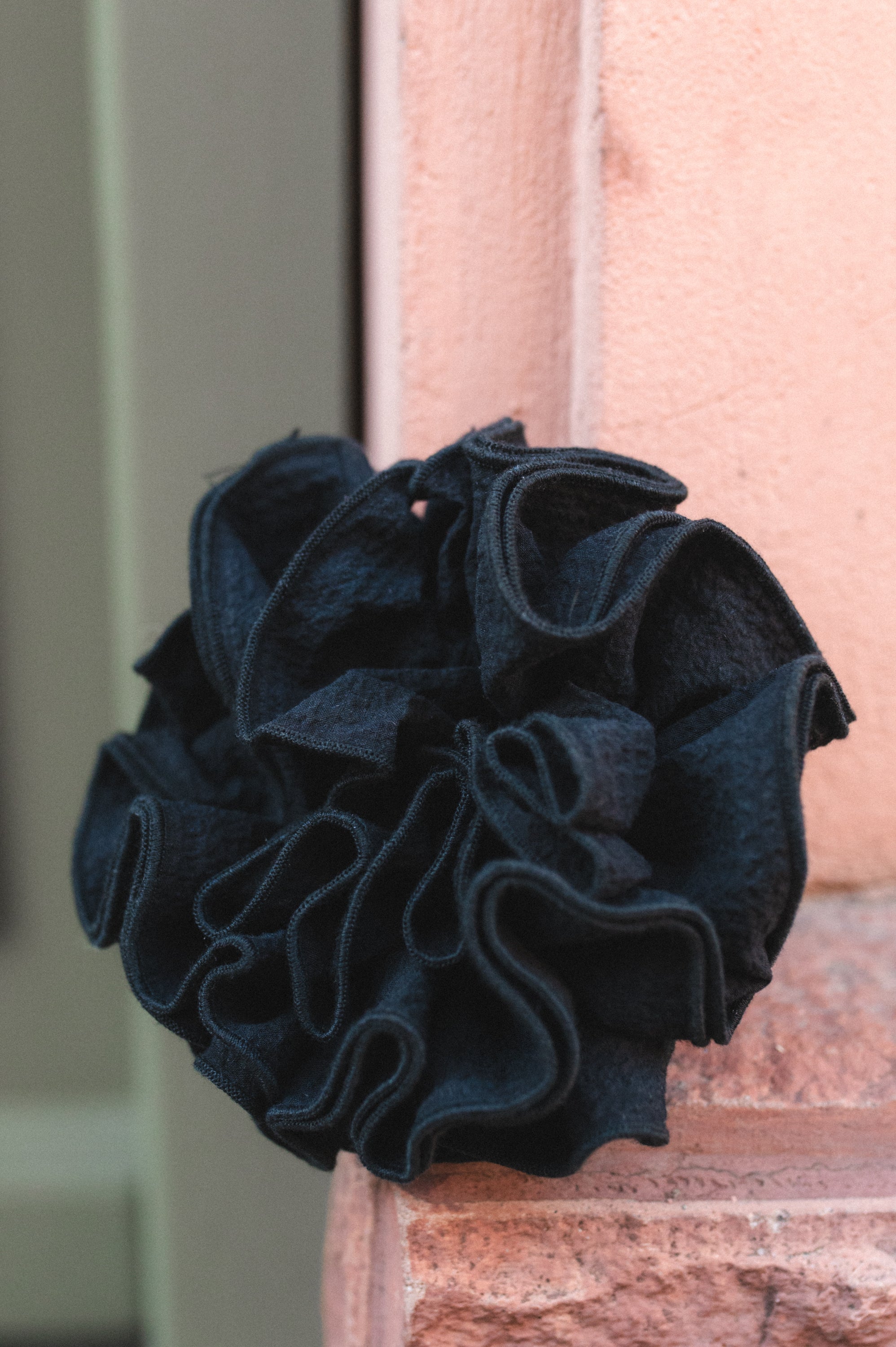 Ozdobna gumka  do włosów FLAMENCO Negro